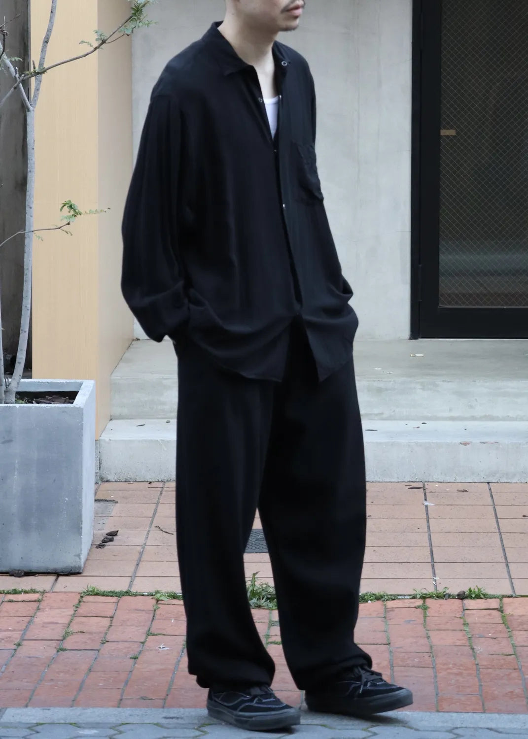 COMOLI / レーヨン コモリシャツ (D01-02003)