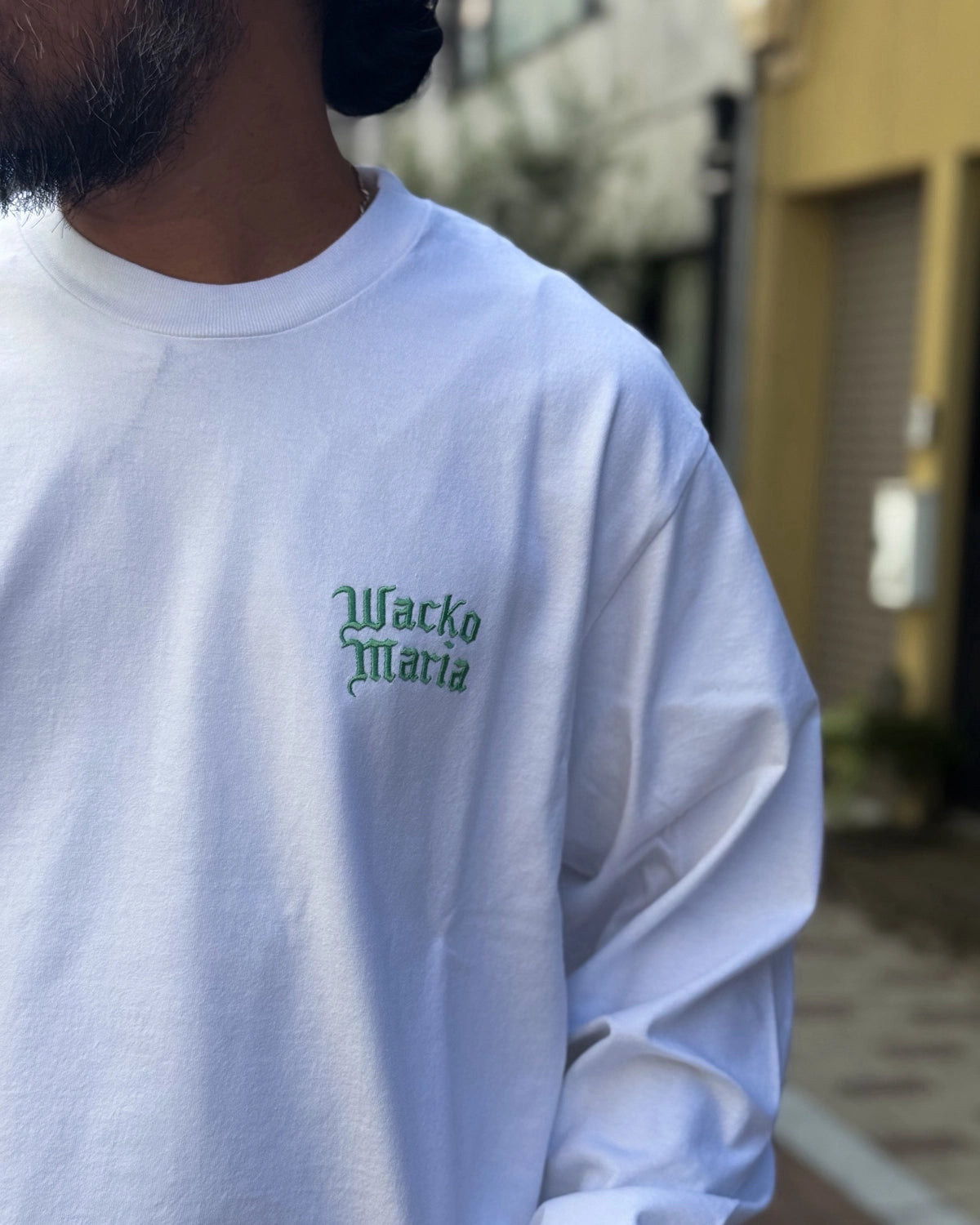 WACKO MARIA / WASHED HEAVY WEIGHT CREWNECK LONG SLEEVE T-SHIRT (26FWE-WMT-LT02)