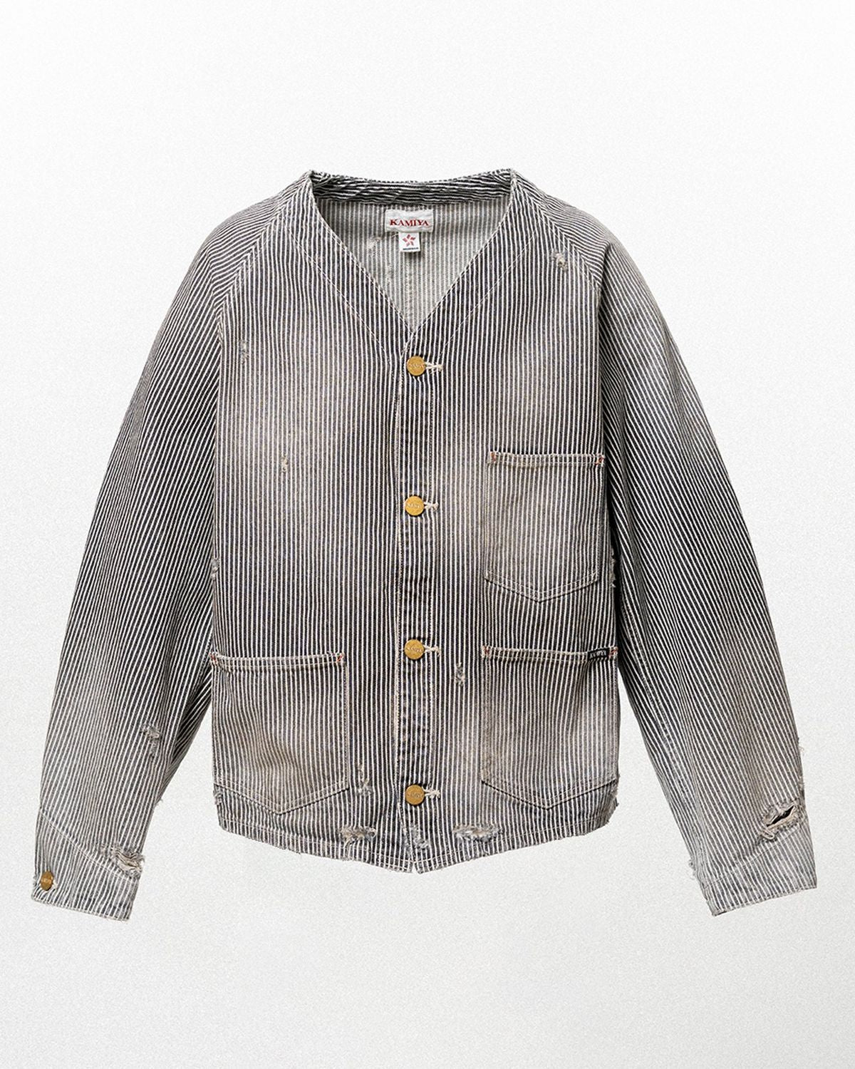 KAMIYA / Hickory Work Jacket (G16BL032)