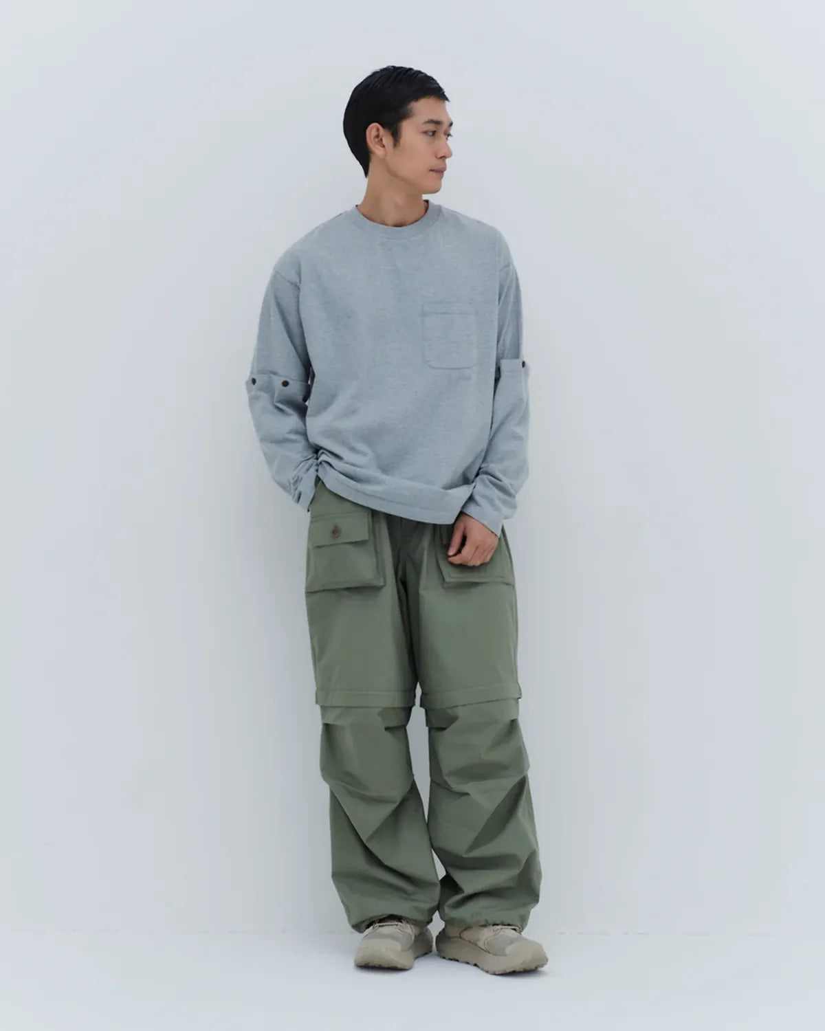 MODMNT / DETACHABLE L/S TEE (M2600-1L023F)