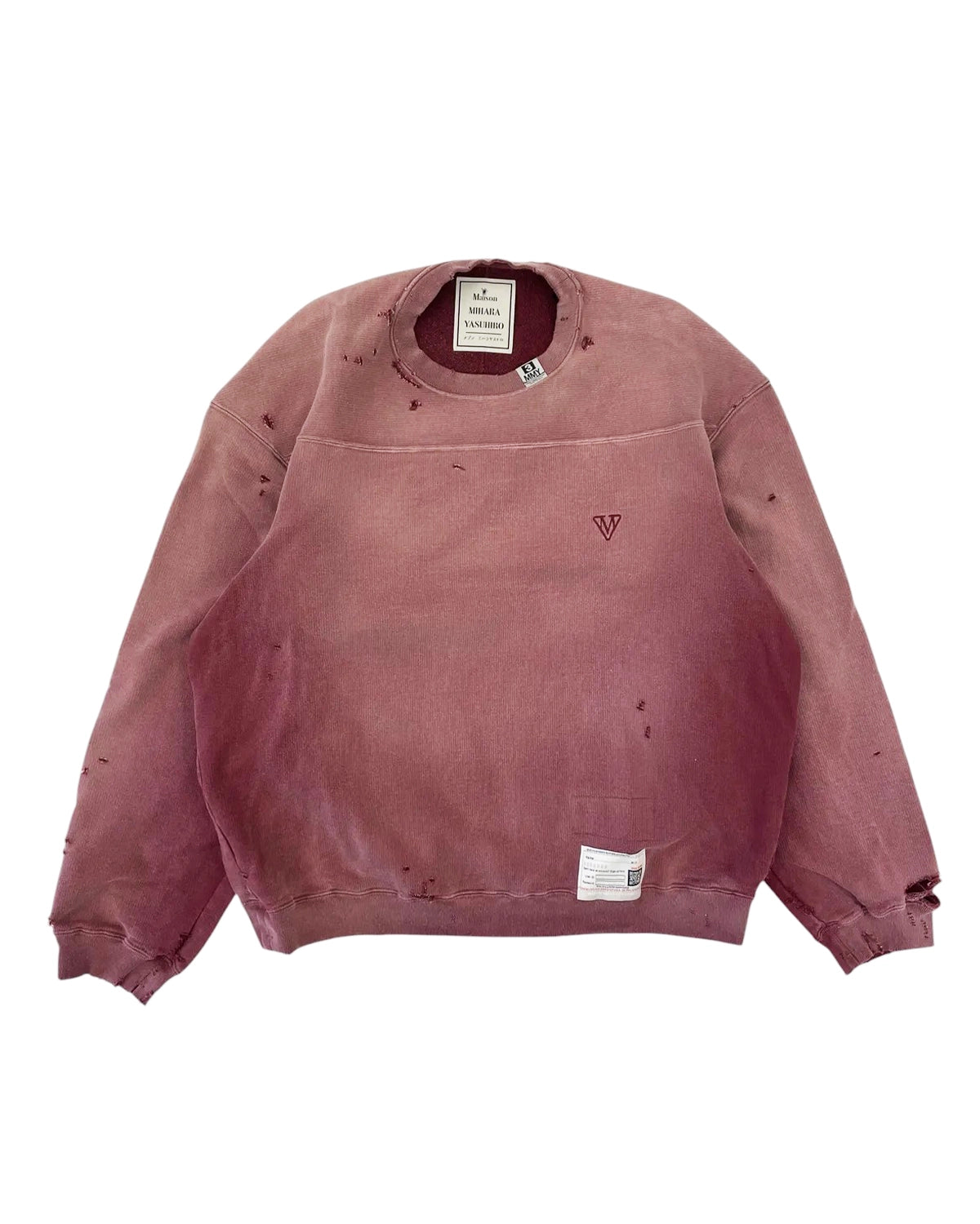 Maison MIHARA YASUHIRO / SUN FADED PULLOVER (A15PO553)