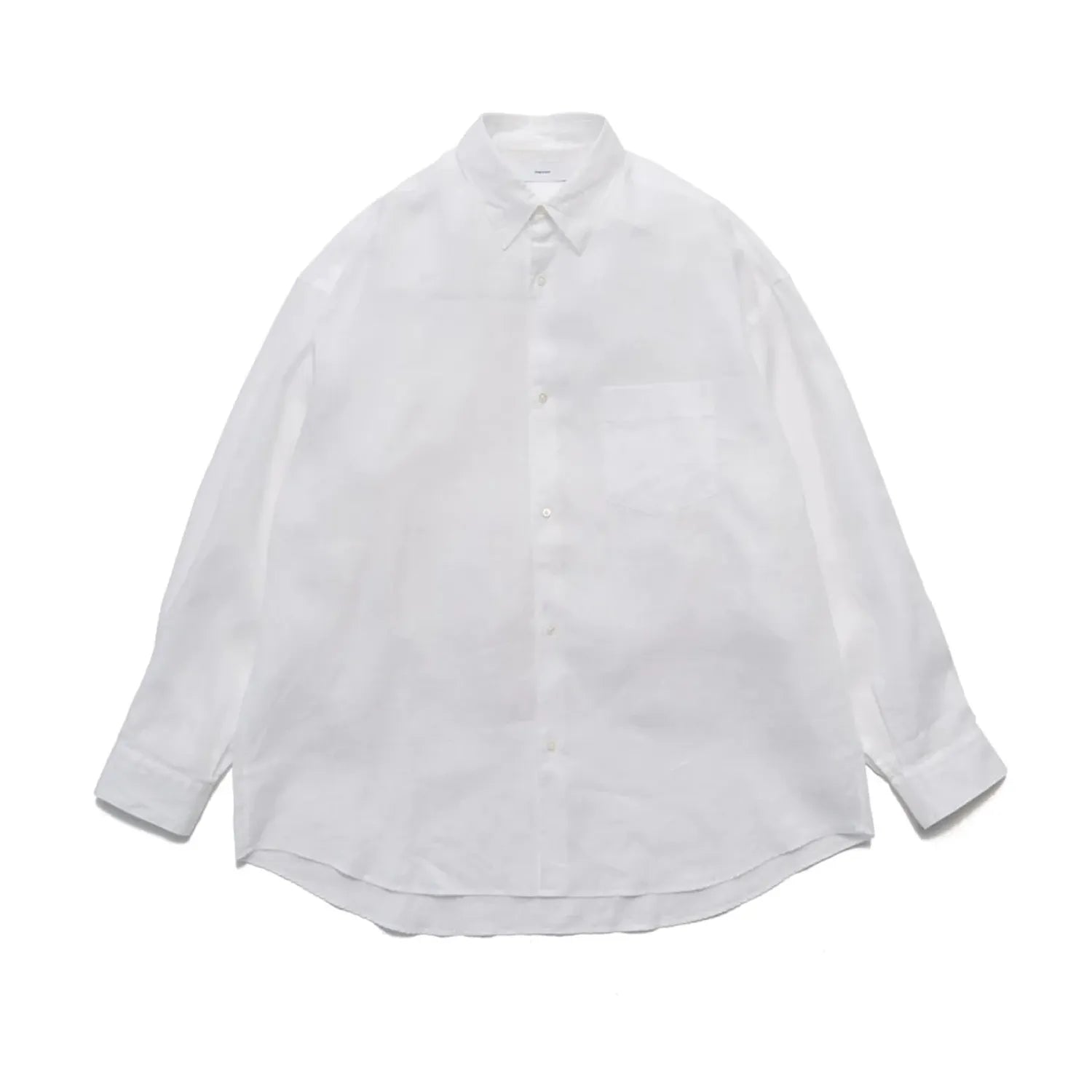 Graphpaper / Linen L/S Oversized Regular Collar Shirt (GM242-50030B)