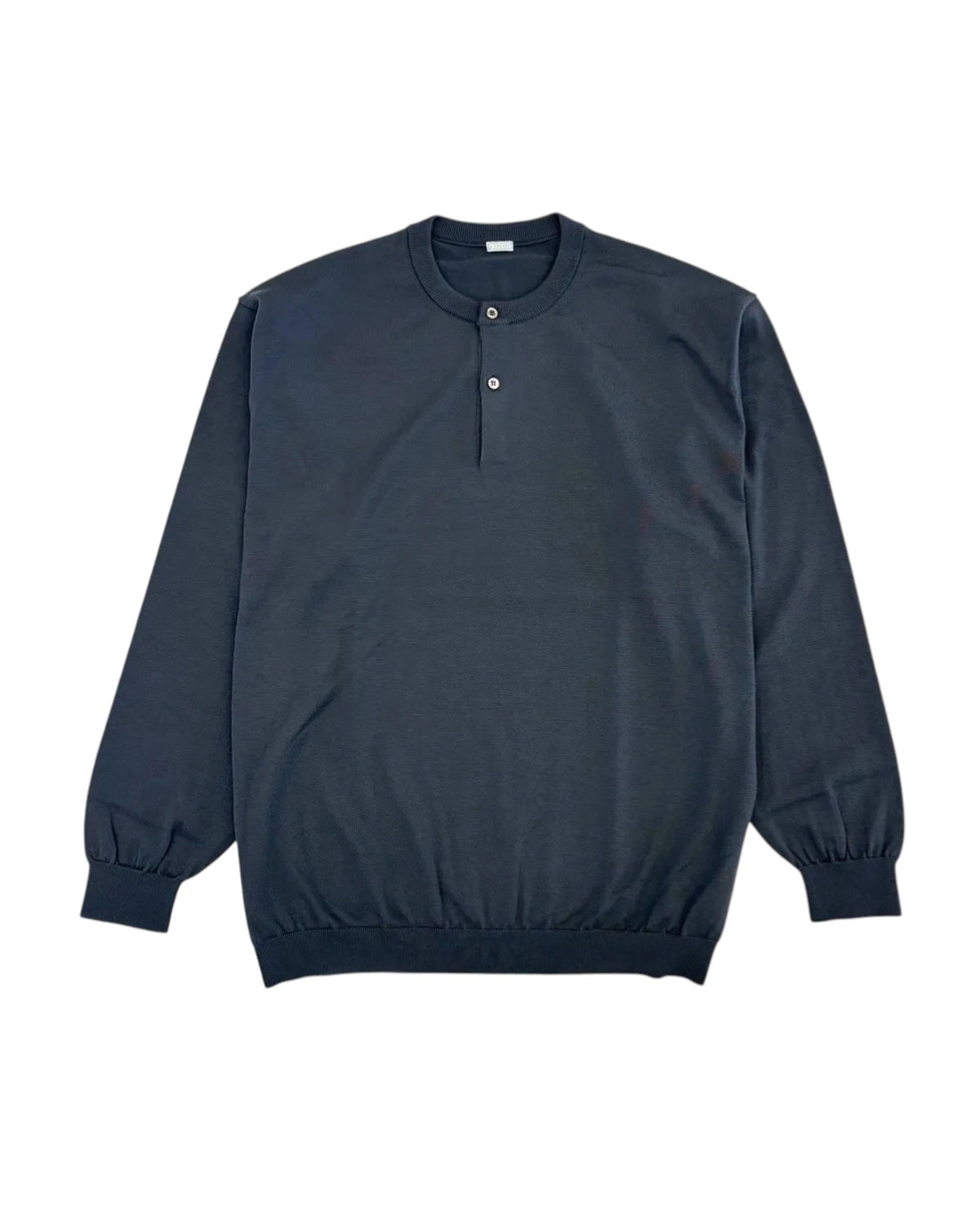 A.PRESSE / Wool Knit Henley Neck Sweater (25AAP-03-09)