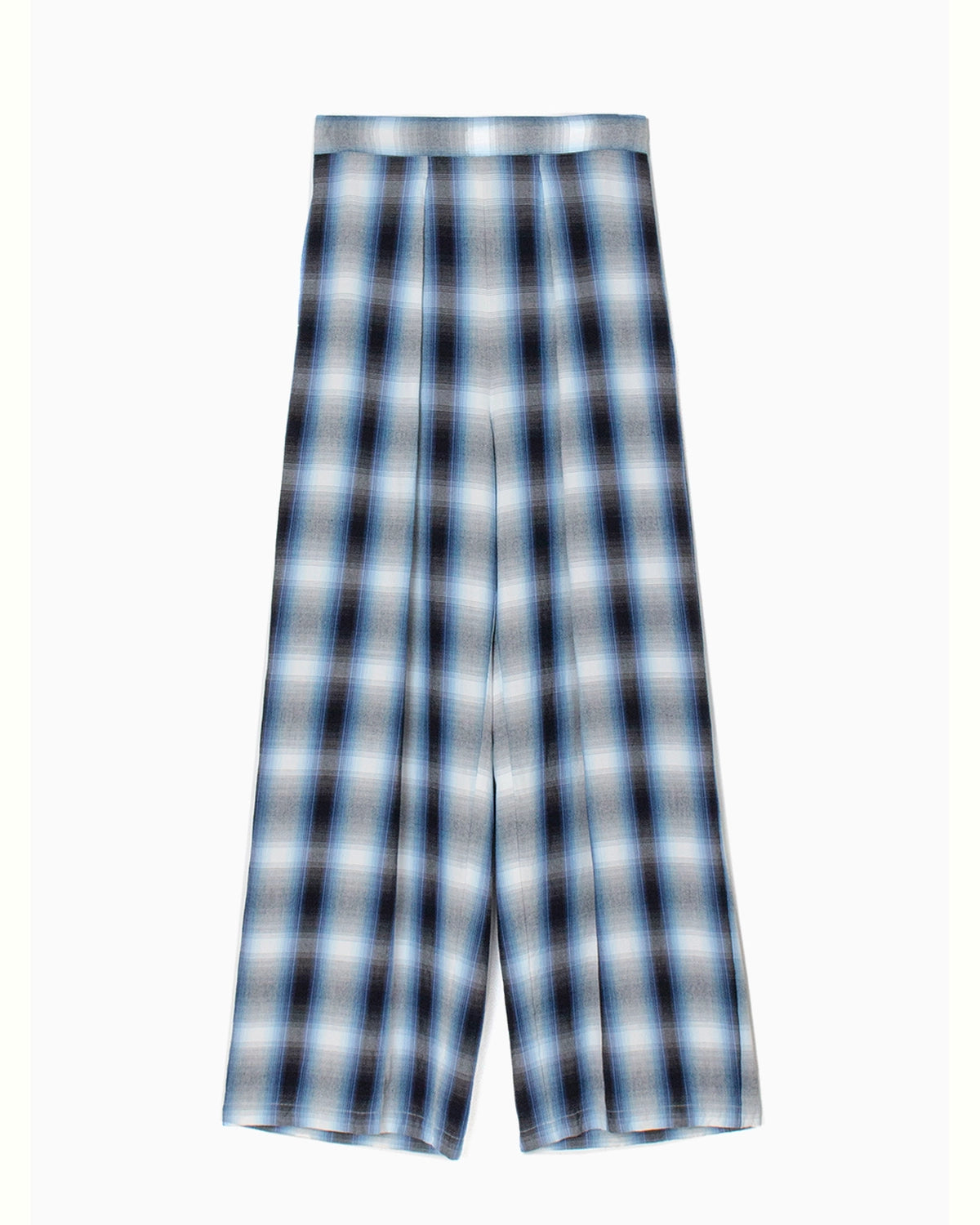 PHEENY / Rayon Ombre Check Gathered Pants (PS26-PT06)