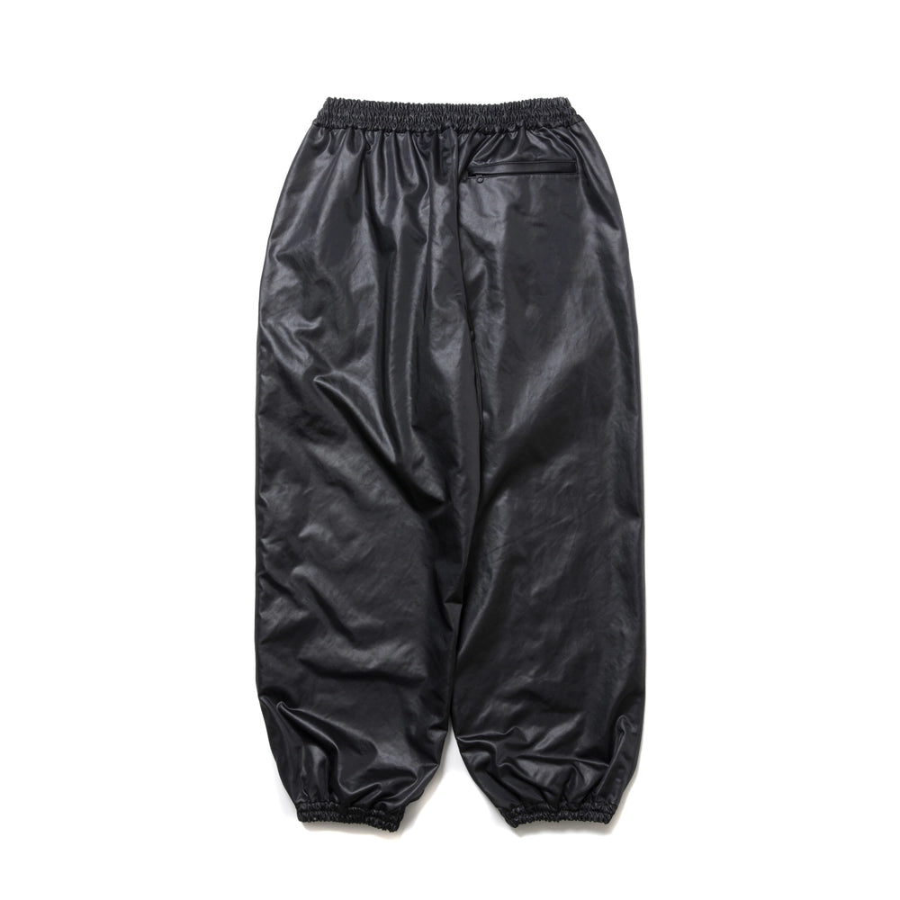 COOTIE PRODUCTIONS® / Damp Coated Satin Wide Track Pants (CTE-24A124)