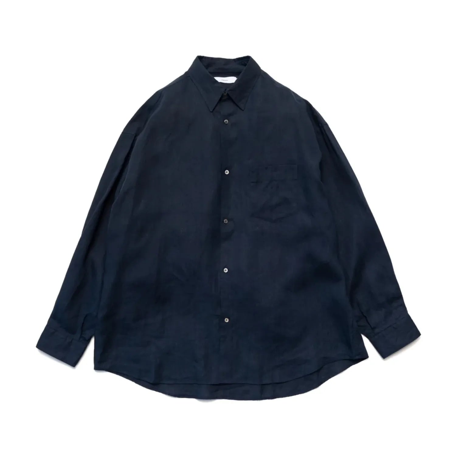 Graphpaper の Linen L/S Oversized Regular Collar Shirt