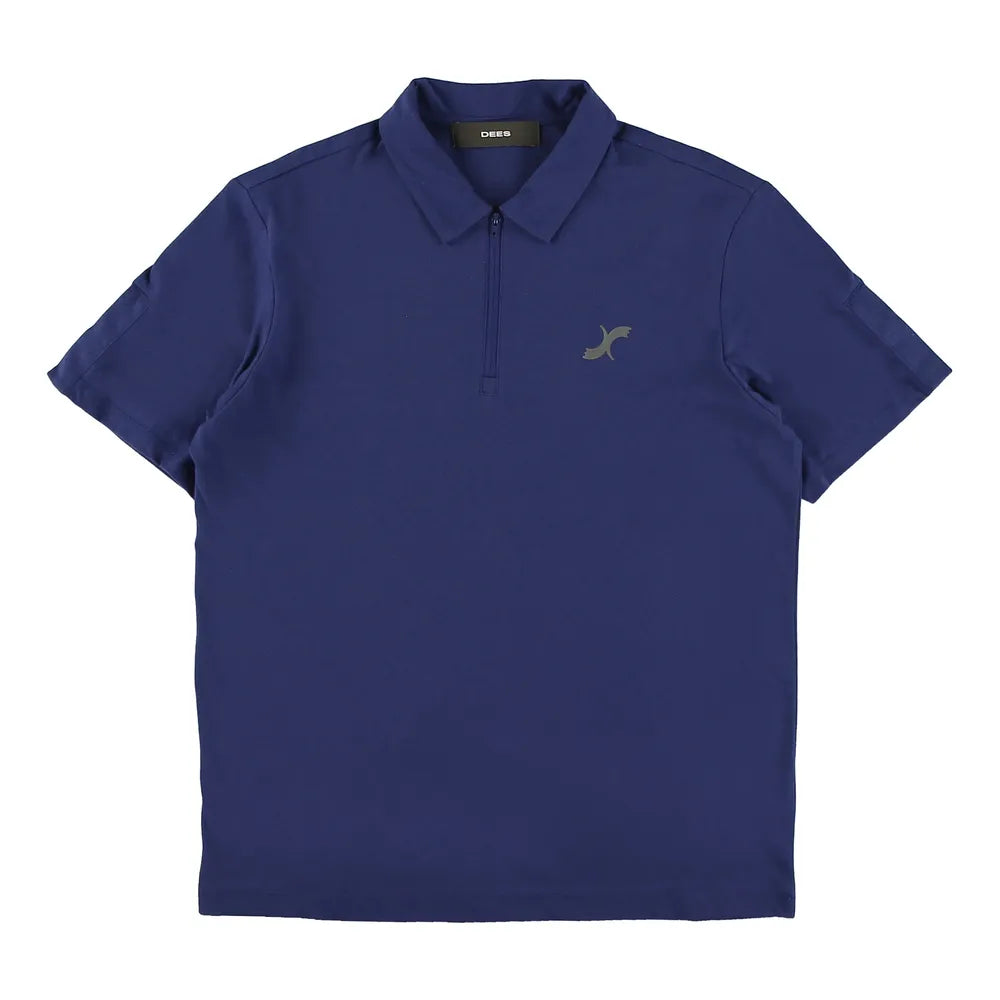 DEES の Half Zip Polo Shirt (DE2302-CLT007)