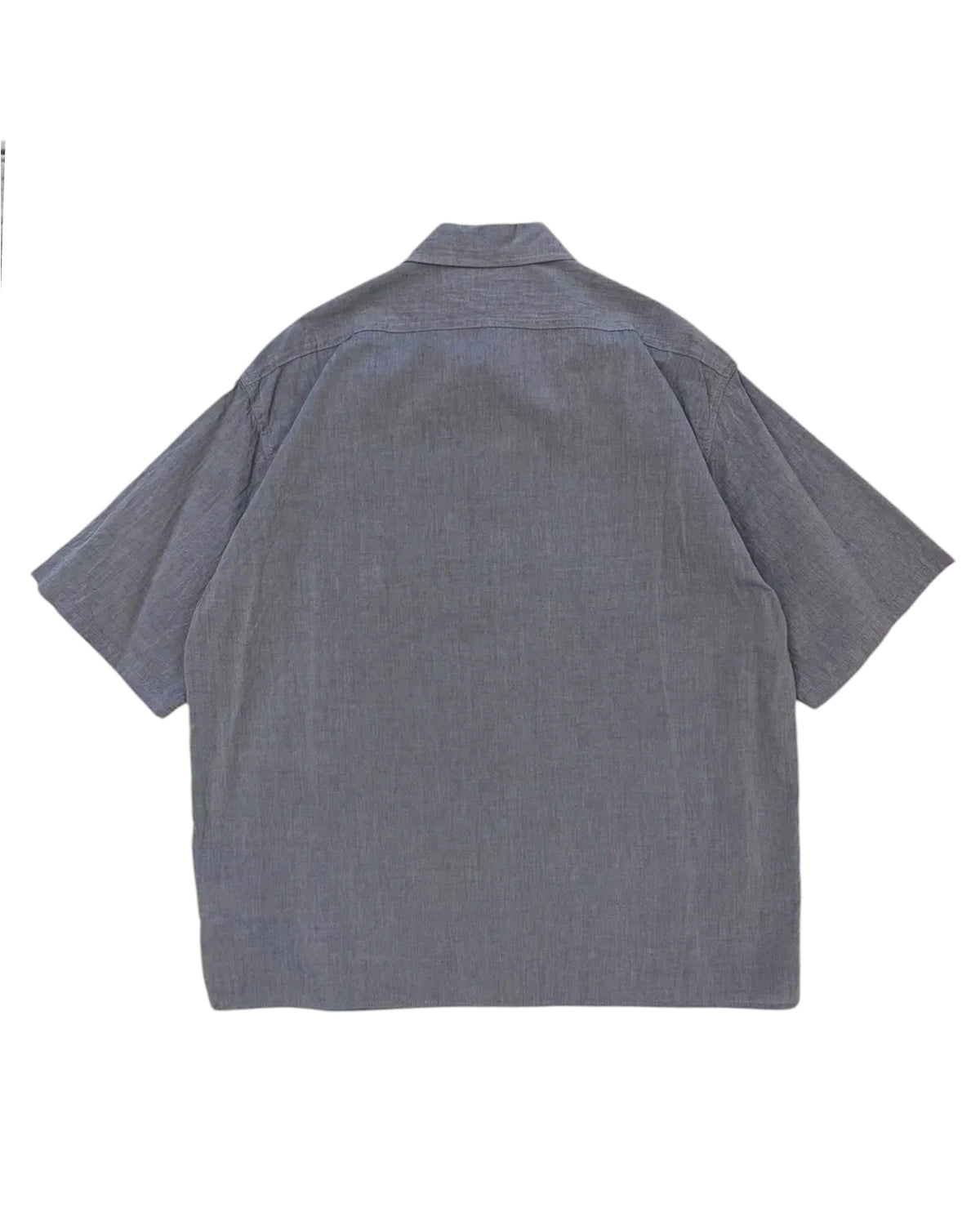 blurhmsROOTSTOCK / Hard Twist Chambray Work Shirt S/S (bROOTS26S4)