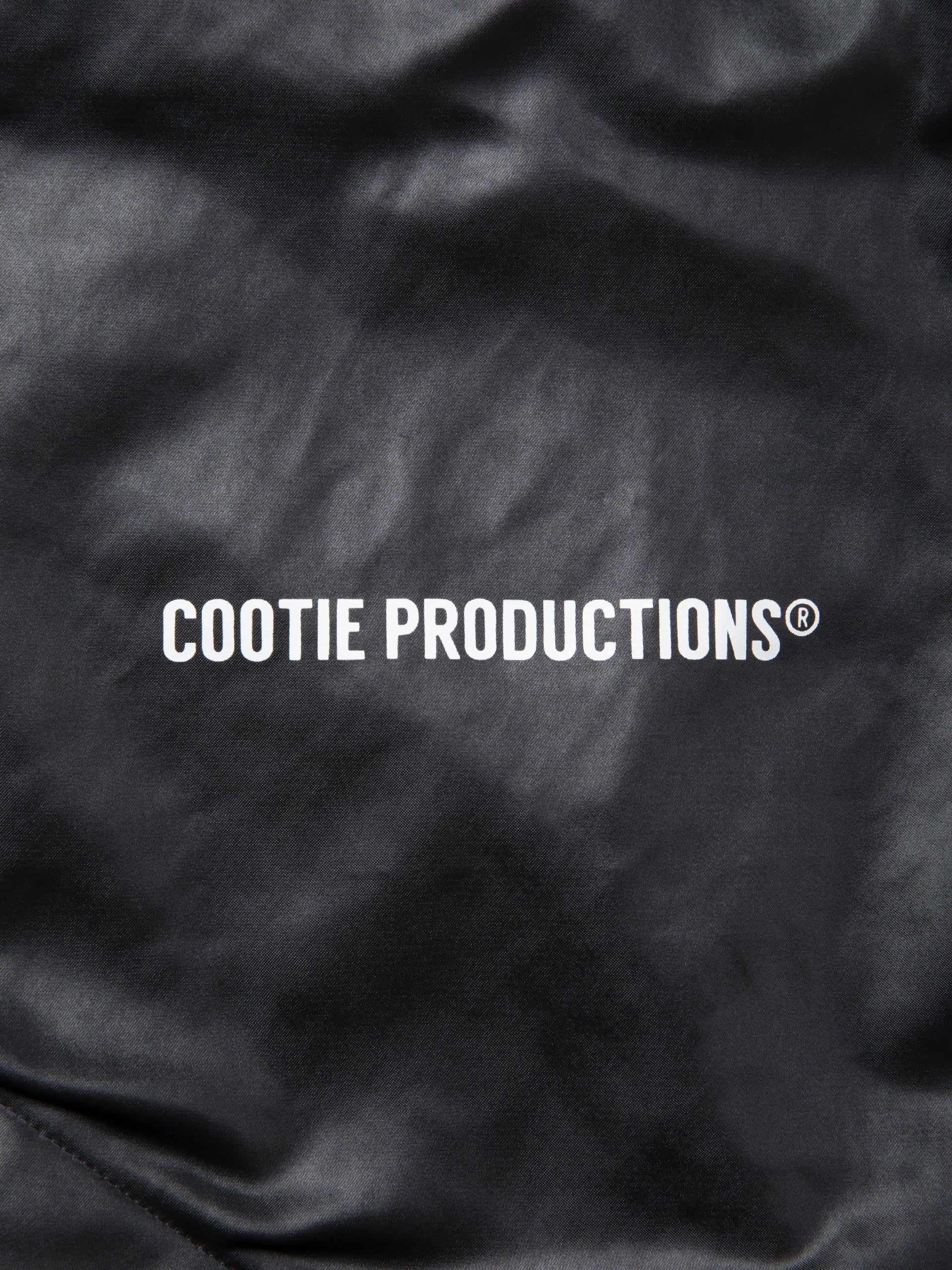 COOTIE PRODUCTIONS® / Damp Coated Satin Track Jacket (CTE-24A232)