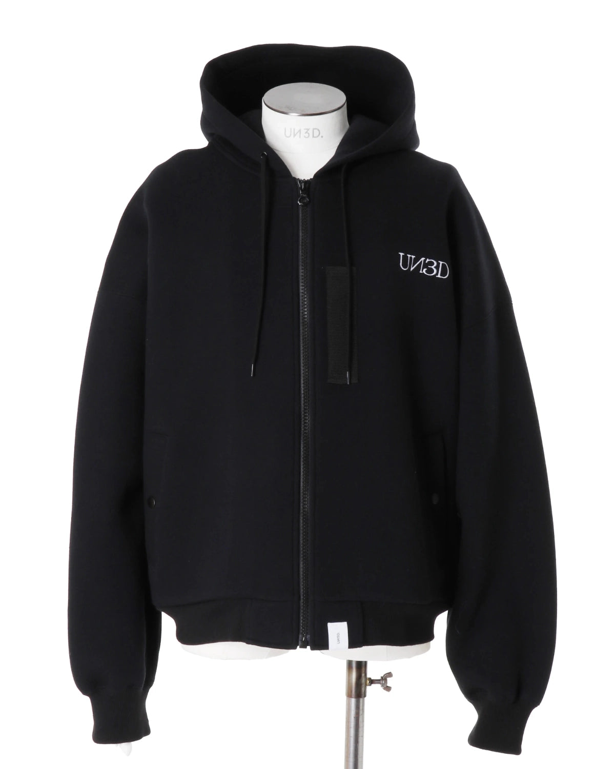 UN3D. / MILITARY ZIIP HOODIE (522652700401)
