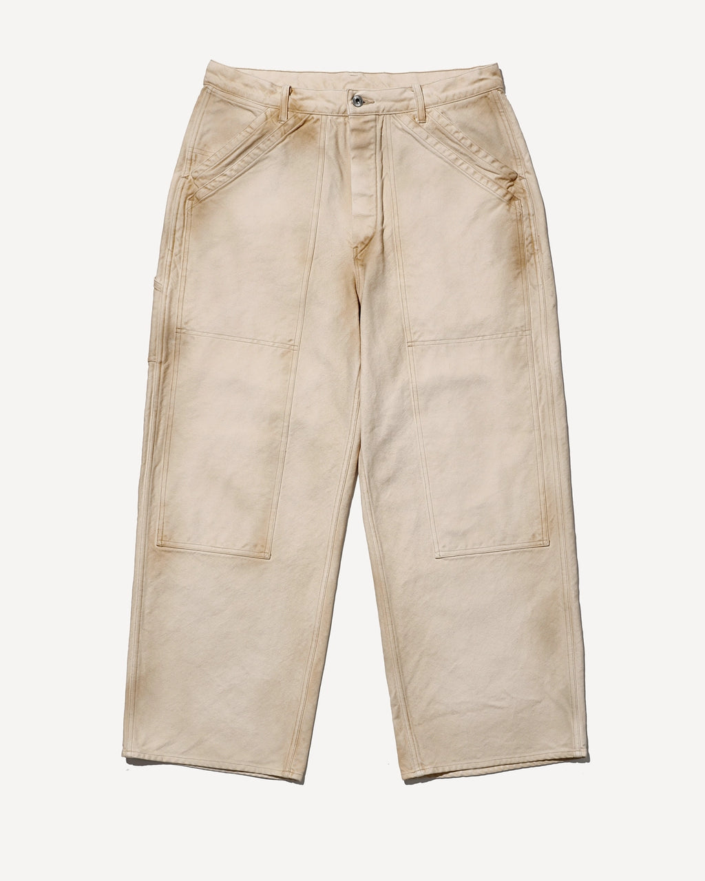 A.PRESSE(アプレッセ) / Vintage Silk Hemp Double Knee Pants | 公式