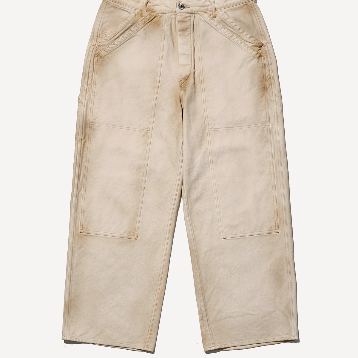 A.PRESSE(アプレッセ) / Vintage Silk Hemp Double Knee Pants | 公式