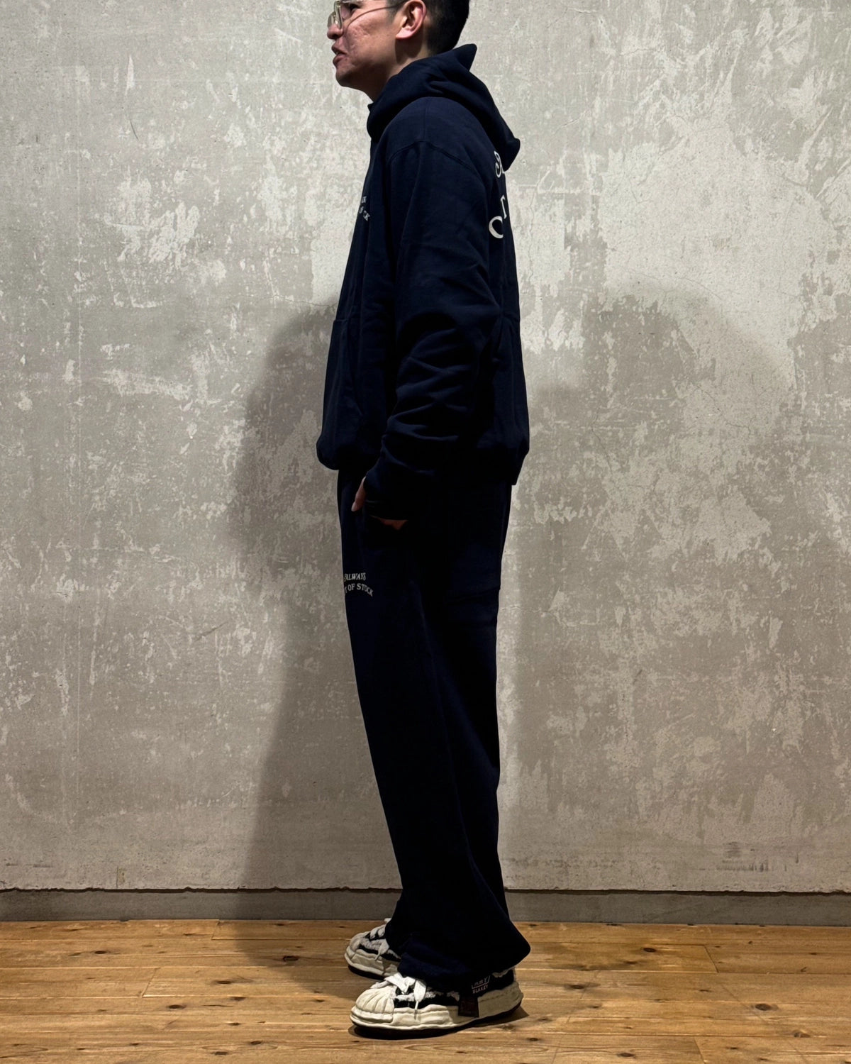 ALWAYS OUT OF STOCK / BASIC LOGO HOODIE (HA-325203213)