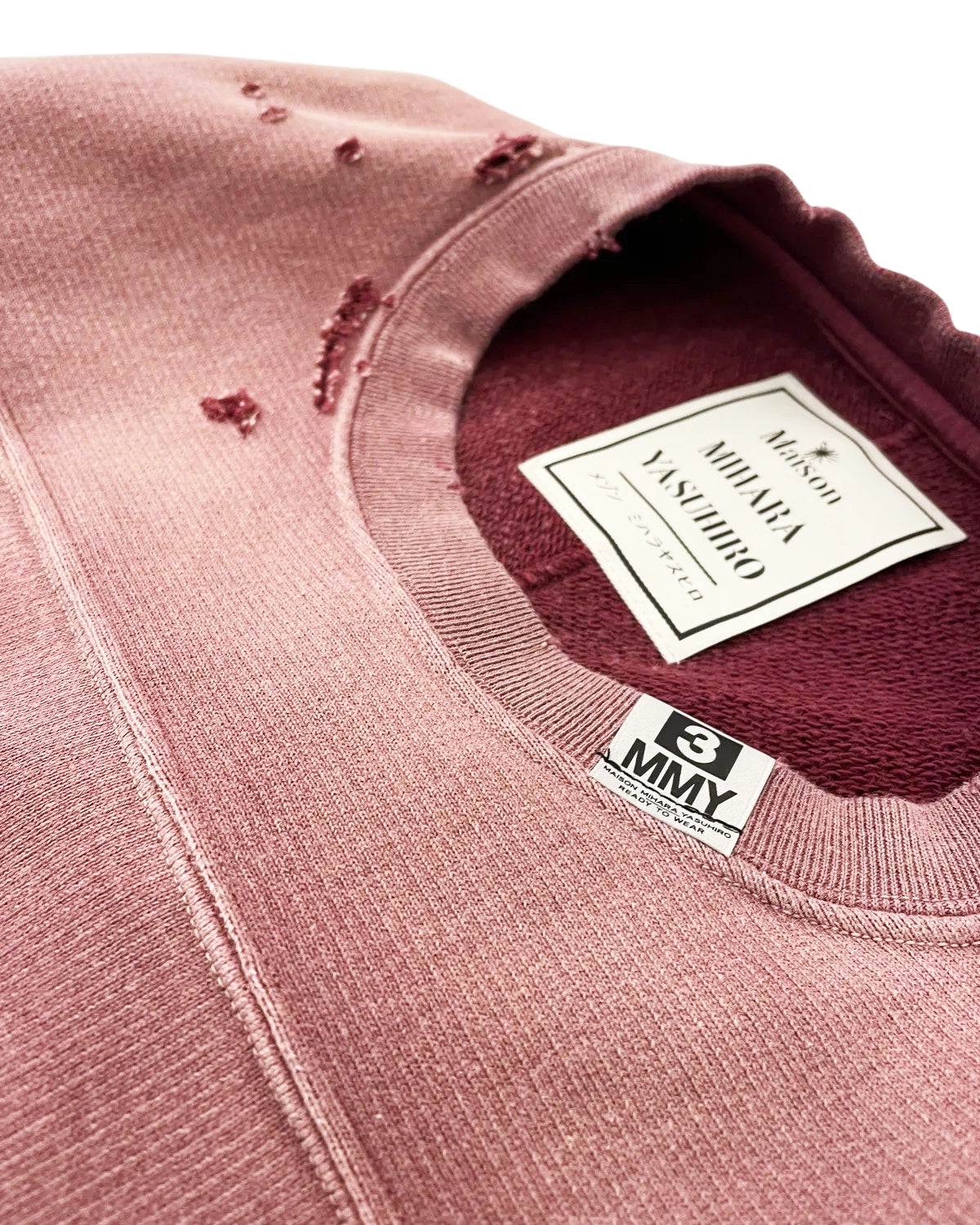 Maison MIHARA YASUHIRO / SUN FADED PULLOVER (A15PO553)