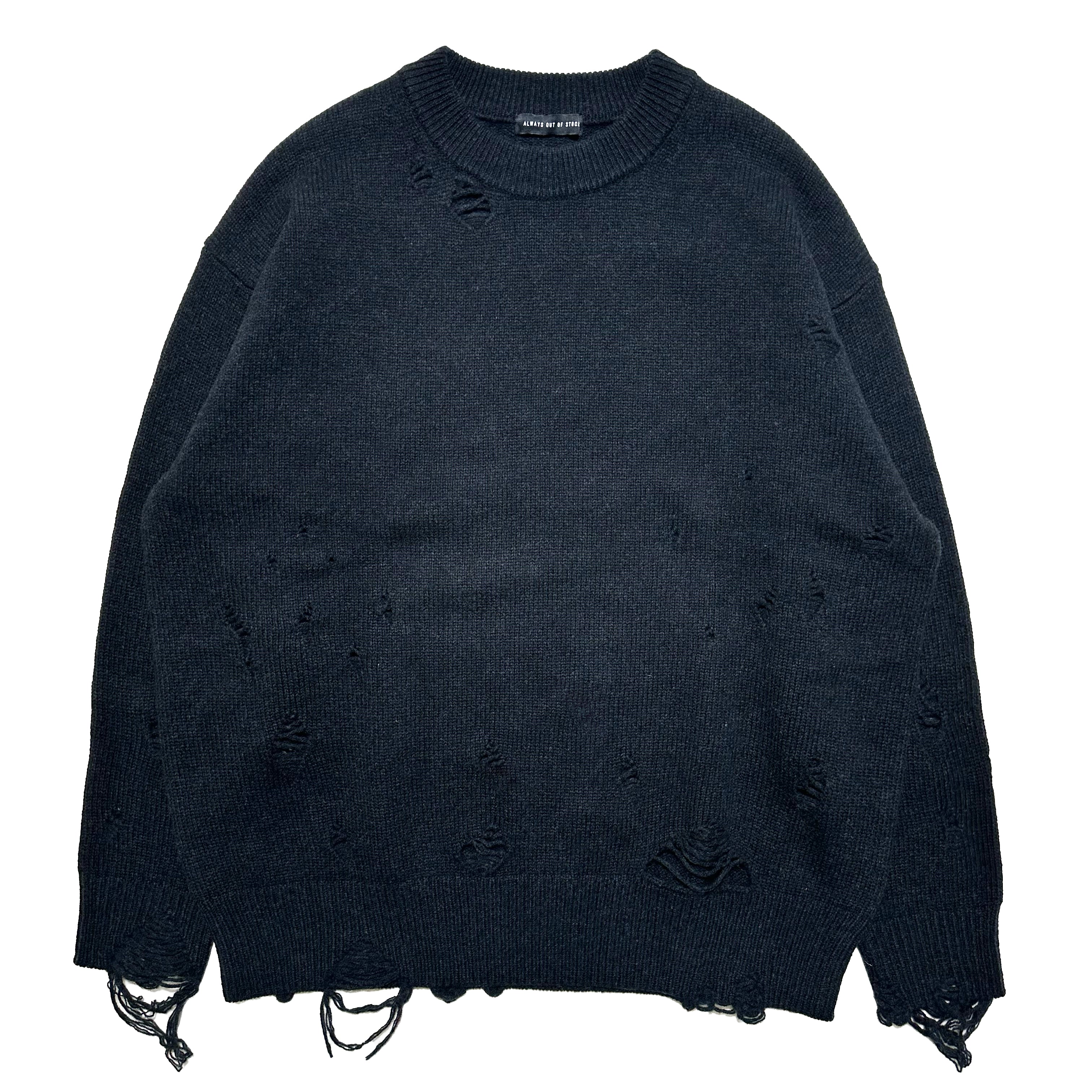ALWAYS OUT OF STOCK/CRASH CREW NECK SWATER 