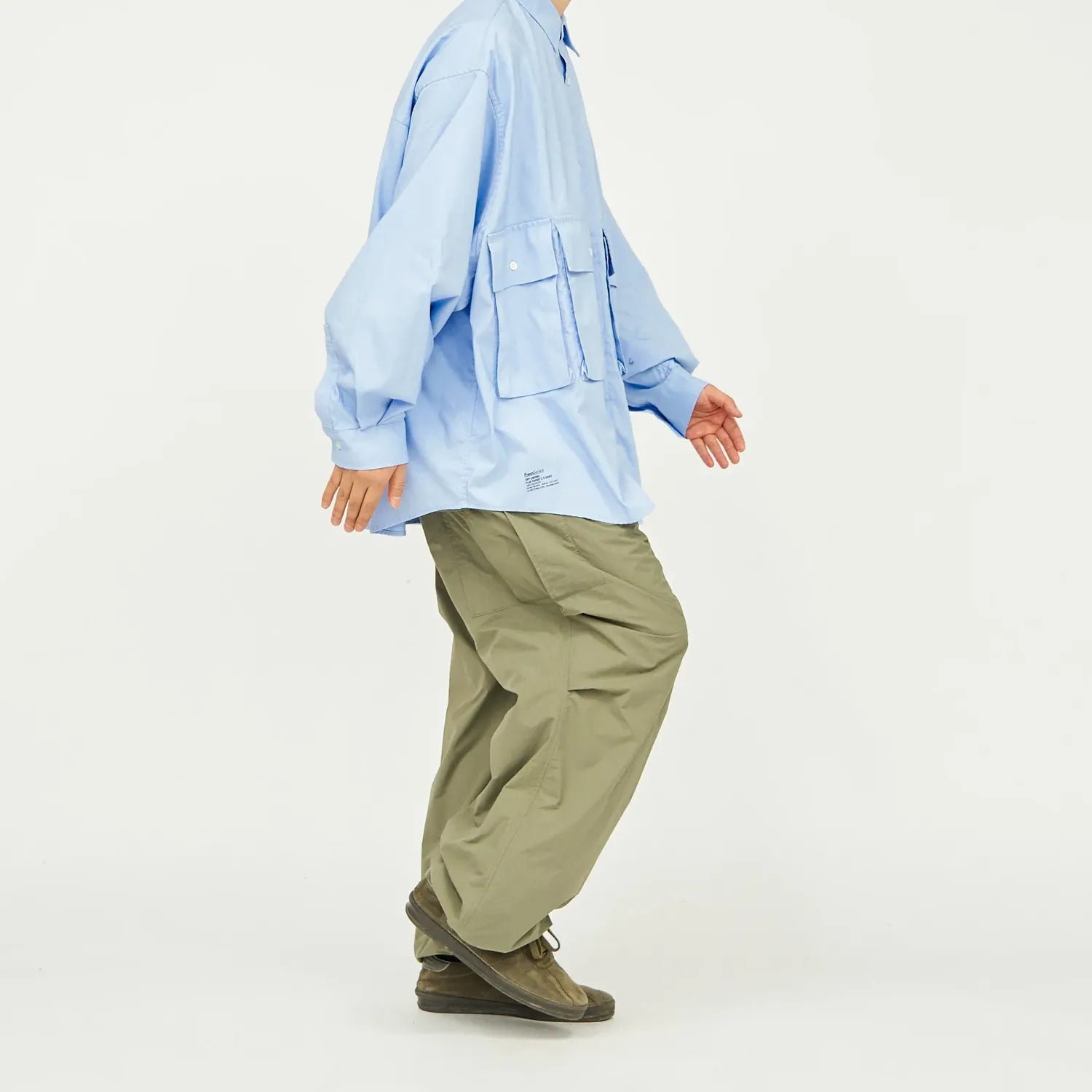 FreshService / NYLON TAFFETA UPWARD CARGO POCKET PANTS