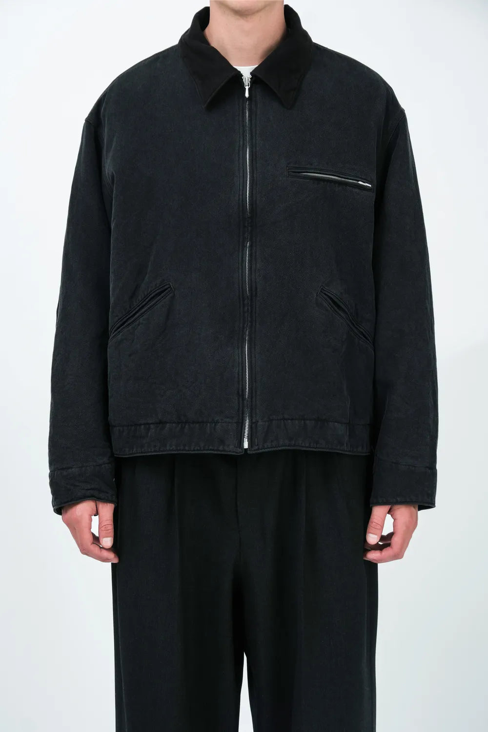 A.PRESSE / Vintage Silk Cotton Detroit Jacket (26SAP-01-18)