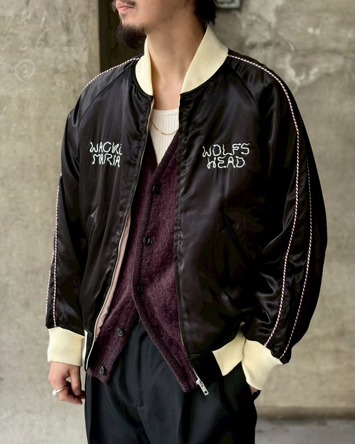 WACKO MARIA × WOLF’S HEAD / SKA JACKET (WOLFSHEAD-WM-BL19)