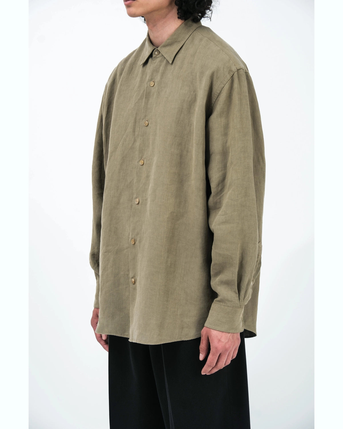 A.PRESSE / Hemp Regular Collar Shirts (26SAP-02-10)