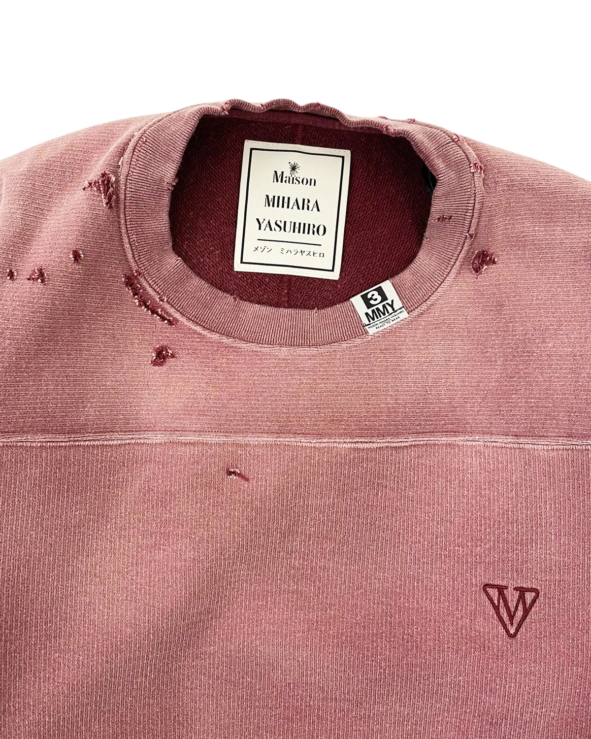 Maison MIHARA YASUHIRO / SUN FADED PULLOVER (A15PO553)