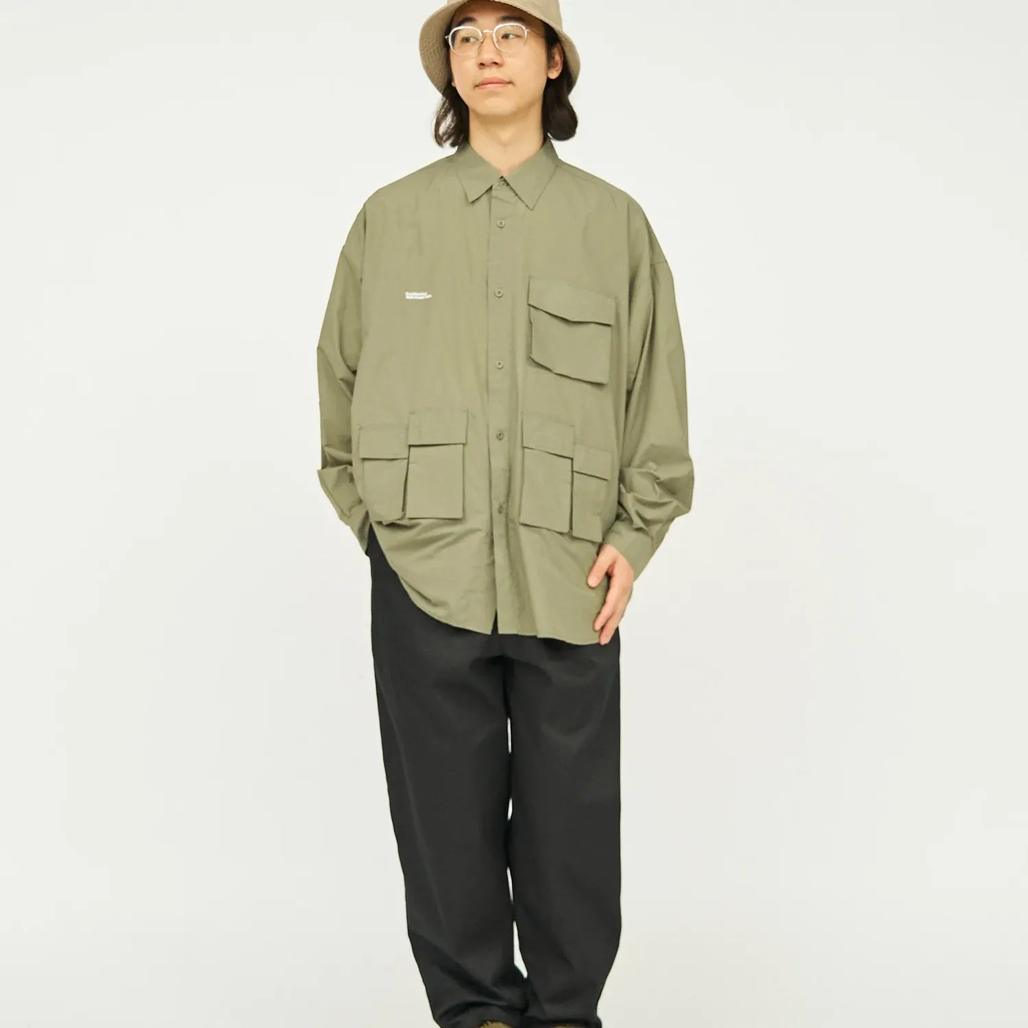 FreshService / NYLON TAFFETA MULTI POCKET SHIRT