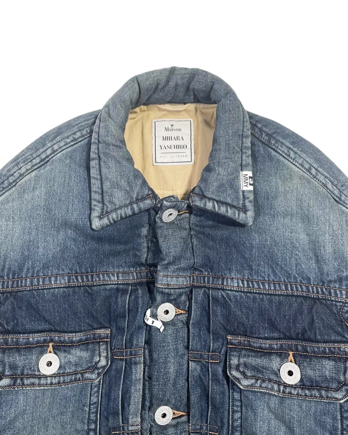 Maison MIHARA YASUHIRO / PUFFER DENIM JACKET (J15BL126)
