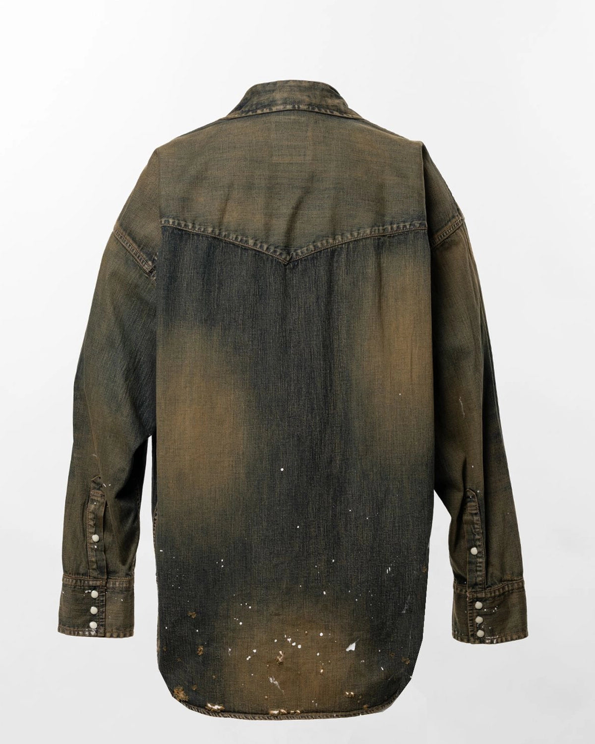 Maison MIHARA YASUHIRO / Flatted Collar Denim Shirt (A17SH027)