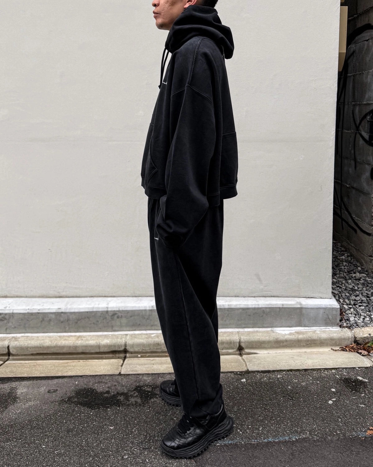 VETEMENTS / ATHLETIC LOGO ELASTIC SWEATPANTS (MH27SP228B)