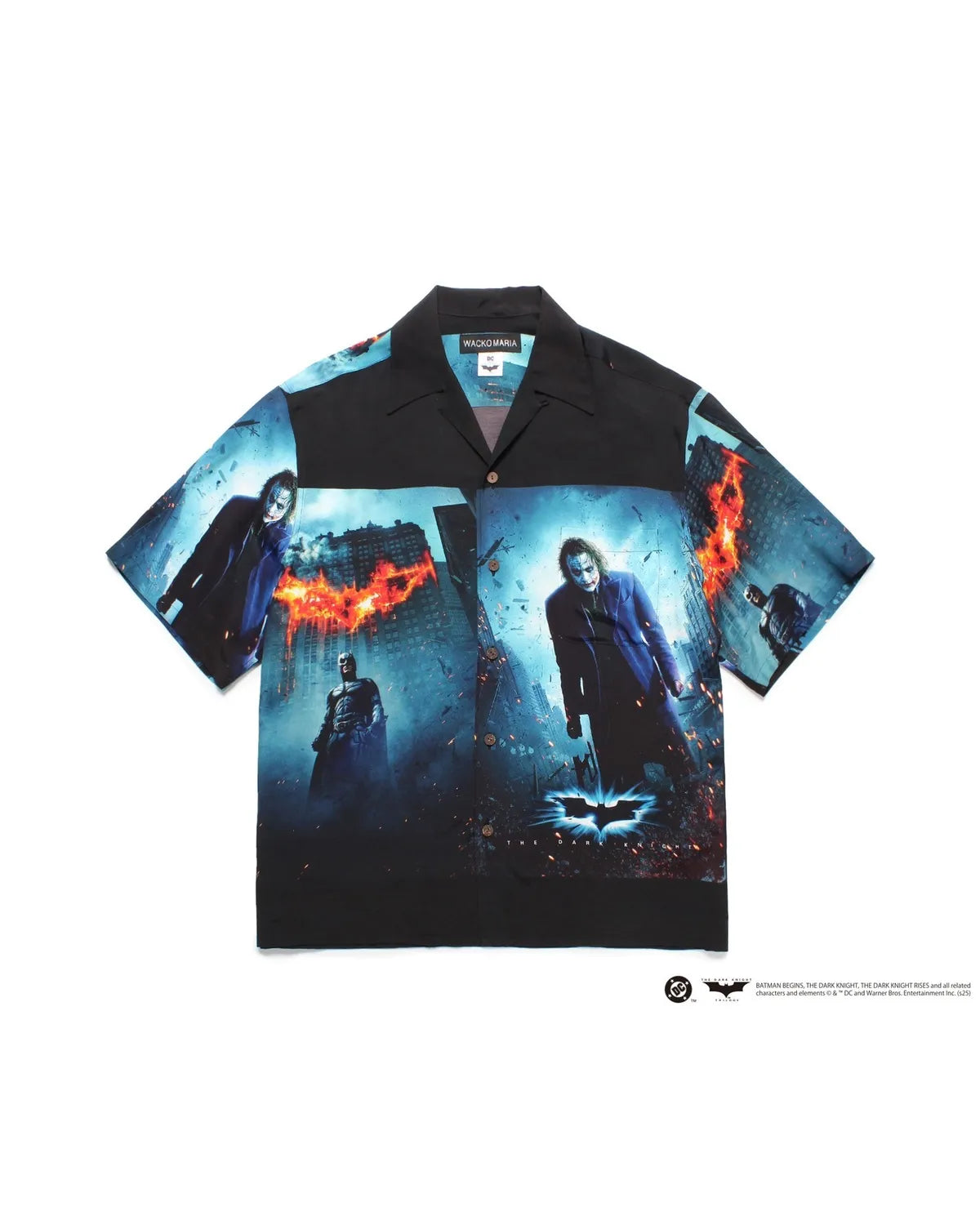 WACKO MARIA × THE DARK KNIGHT TRILOGY の HAWAIIAN SHIRT -TYPE-2- (TDKT-WM-HI02)