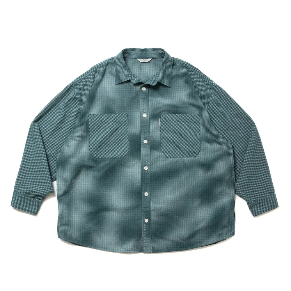 COOTIE PRODUCTIONS® の GARMENT DYED RIPSTOP CHECK L/S SHIRT