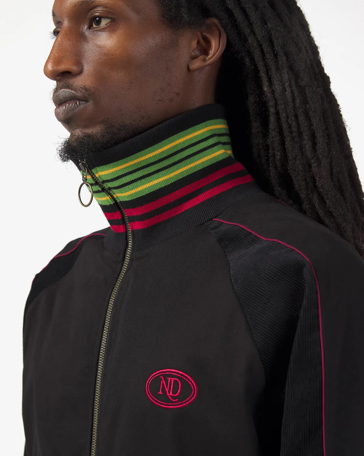 NICHOLAS DALEY / WARM UP JACKET (ND-AW26-WUJ-CDY-BLK)