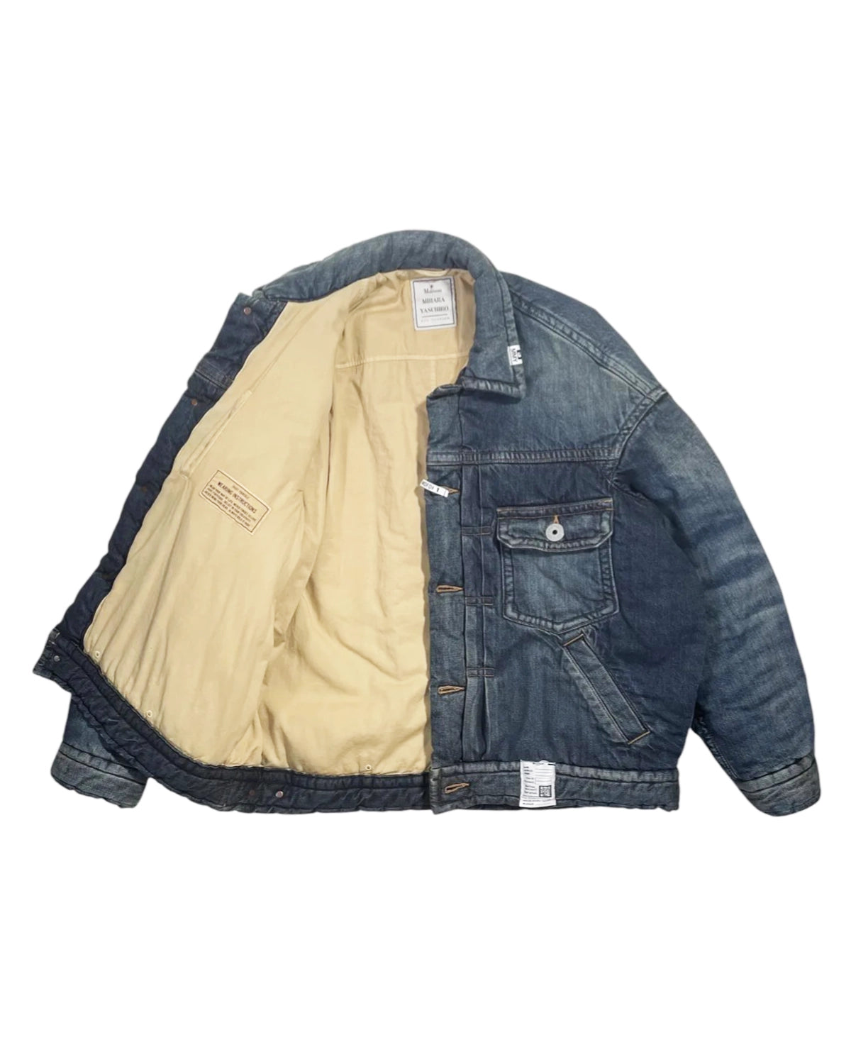 Maison MIHARA YASUHIRO / PUFFER DENIM JACKET (J15BL126)