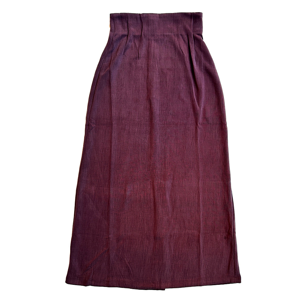 08sircusのBemberg double knit hight west long skirt