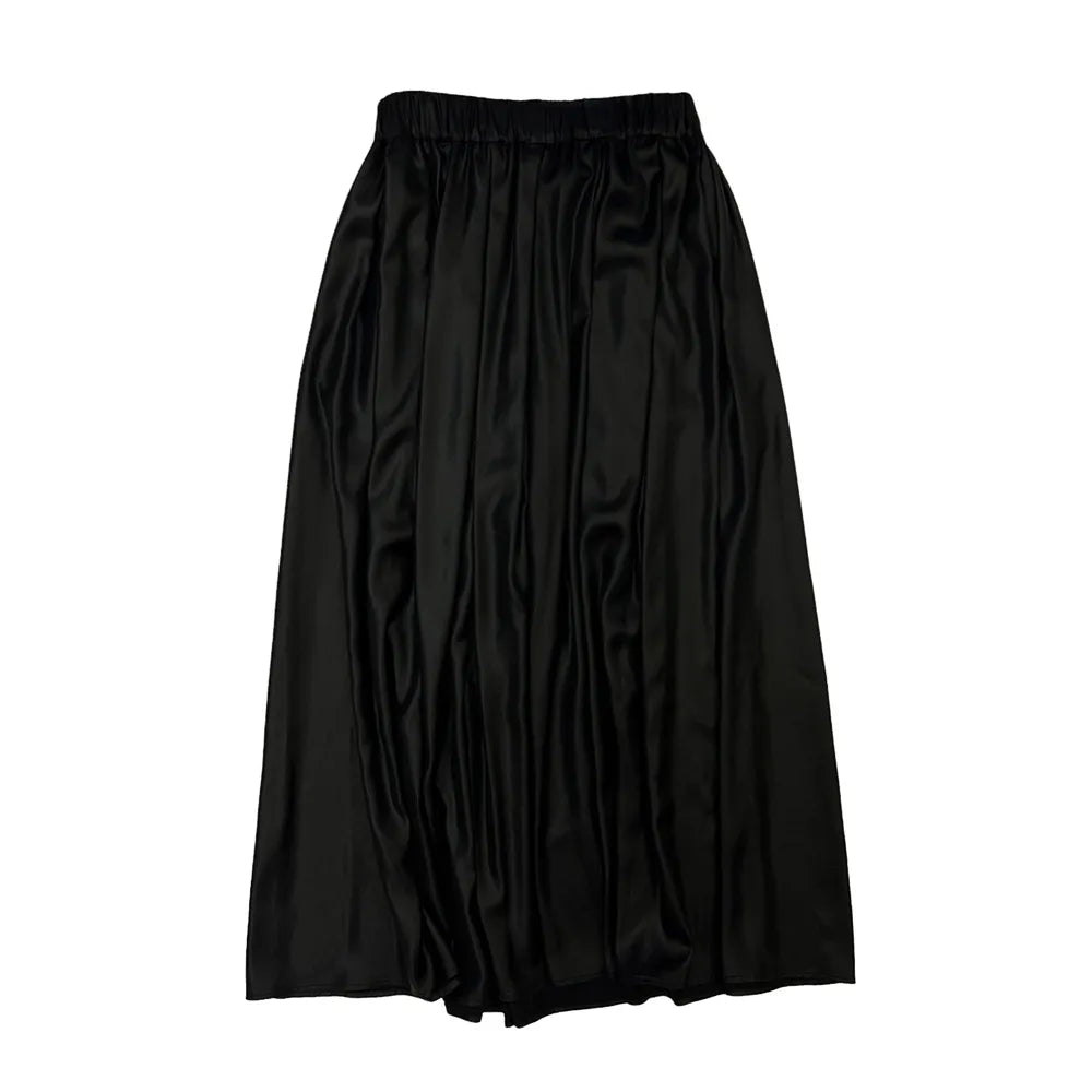 08sircus の Glossy satin wide gather skirt (S24AW-SK07)