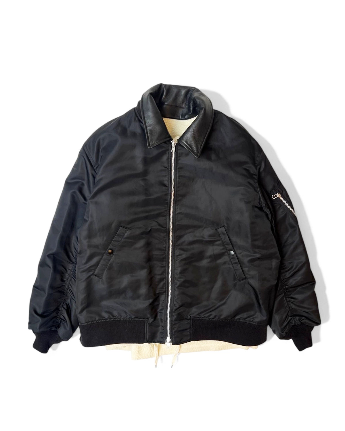 08sircus の MA-1 reversible×Boa (S25AW-OT01)