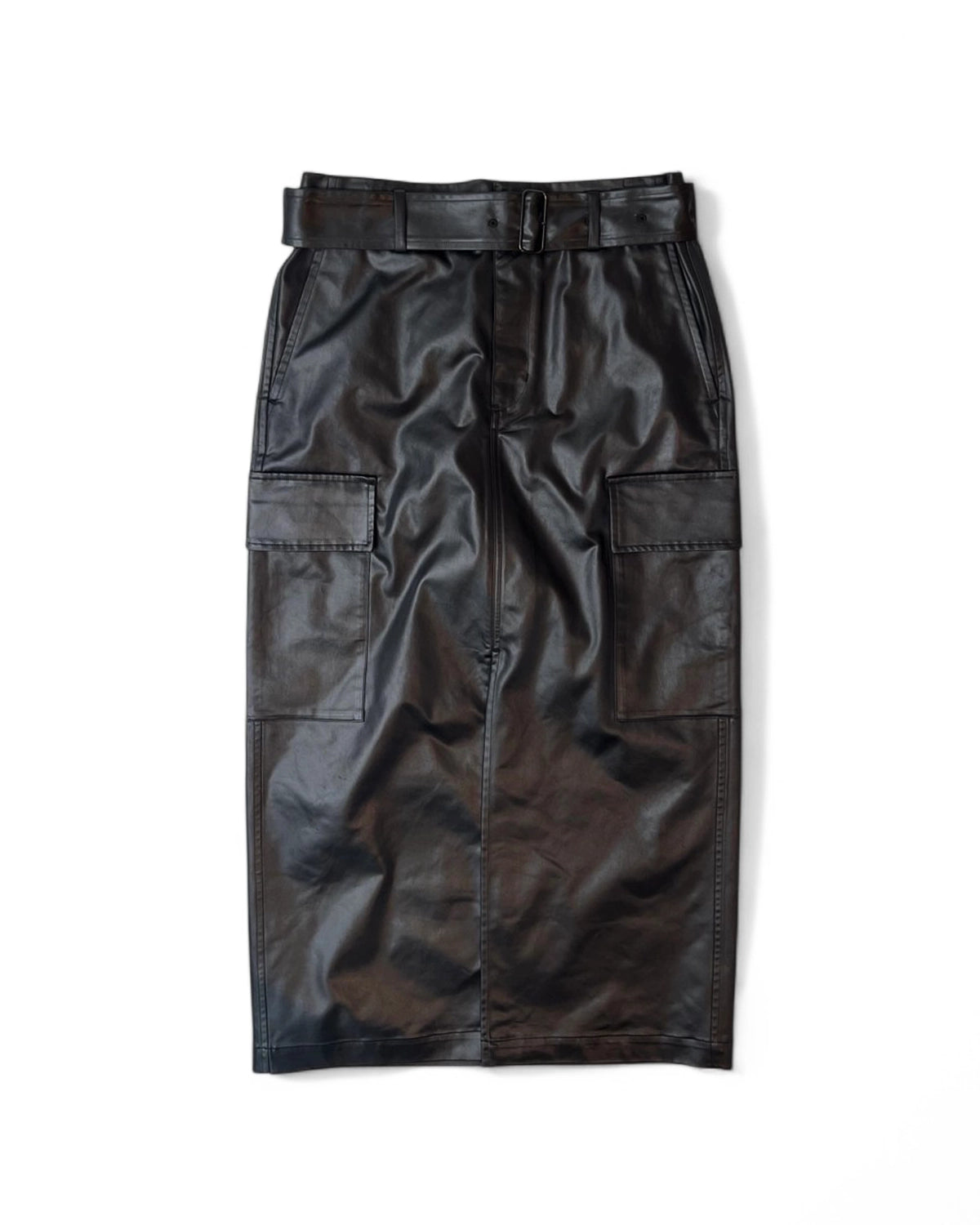 08sircus の Wax vintage belted cargo skirt (S25AW-SK01)