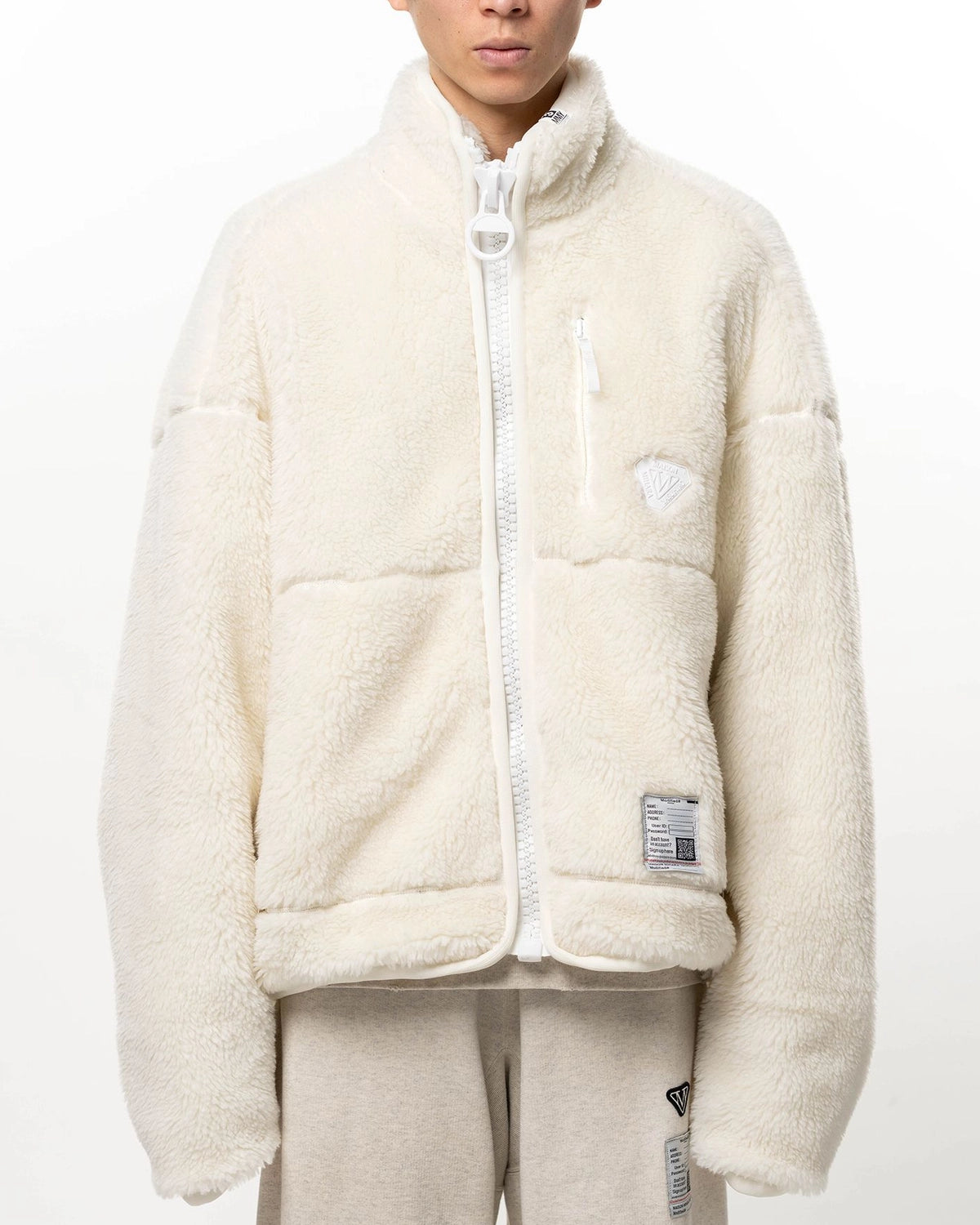 Maison MIHARA YASUHIRO / WIDE BACK BOA BLOUSON (J17BL751)