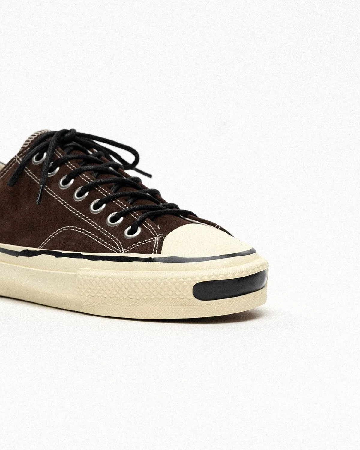 KAMIYA / "Joey"Suede Vulcanize Aged Sole Sneaker (G17FW702)