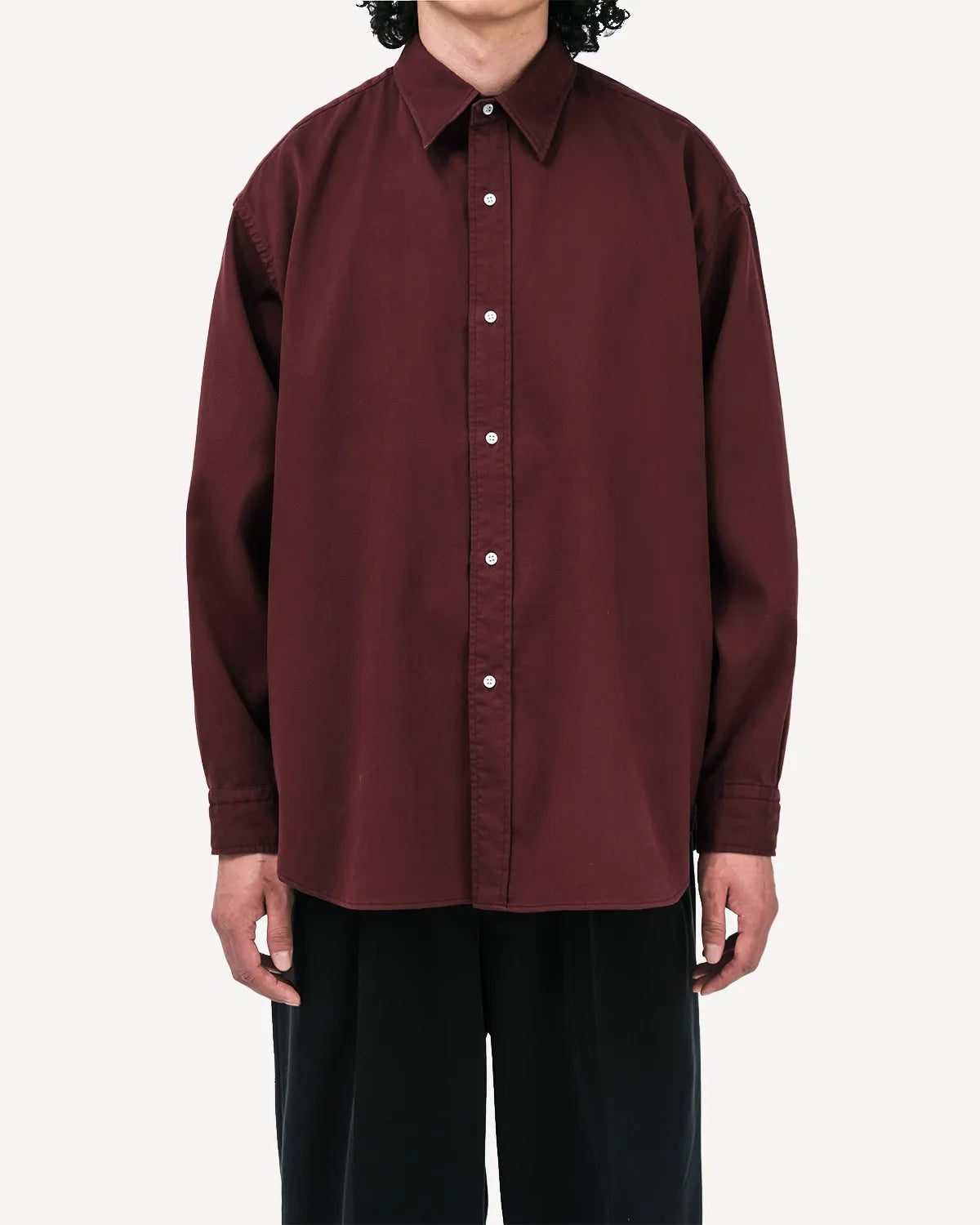 A.PRESSE / Double Weave Twill Regular Collar Shirts (26SAP-02-05)