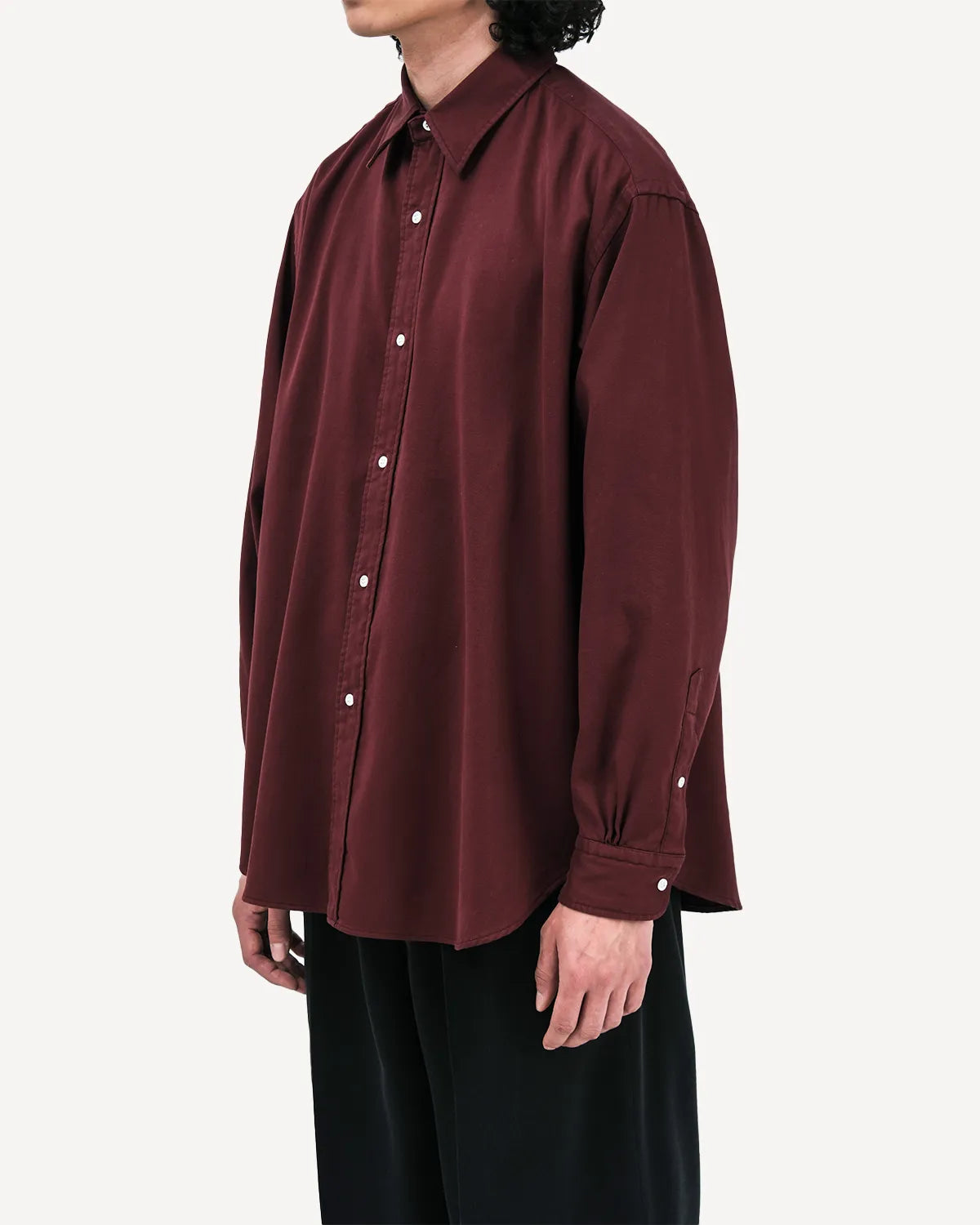 A.PRESSE / Double Weave Twill Regular Collar Shirts (26SAP-02-05)