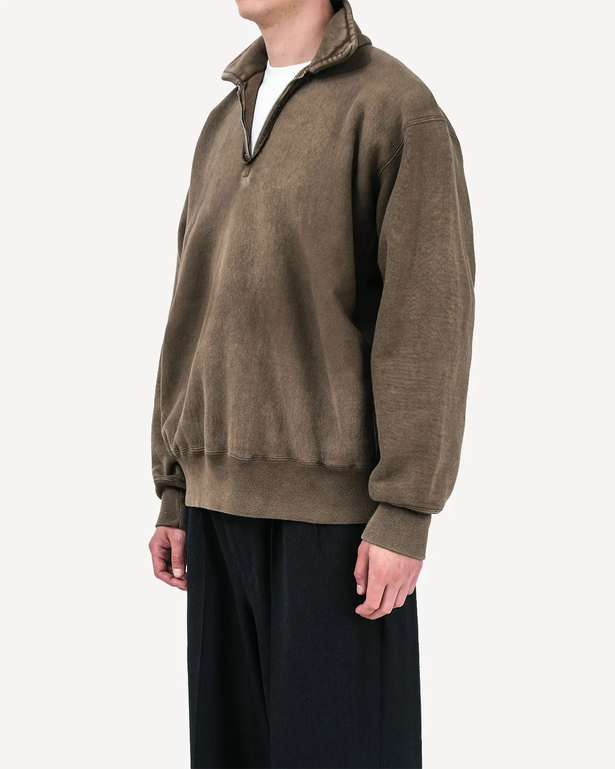 A.PRESSE / Vintage Half Zip Sweatshirt (26SAP-05-12)