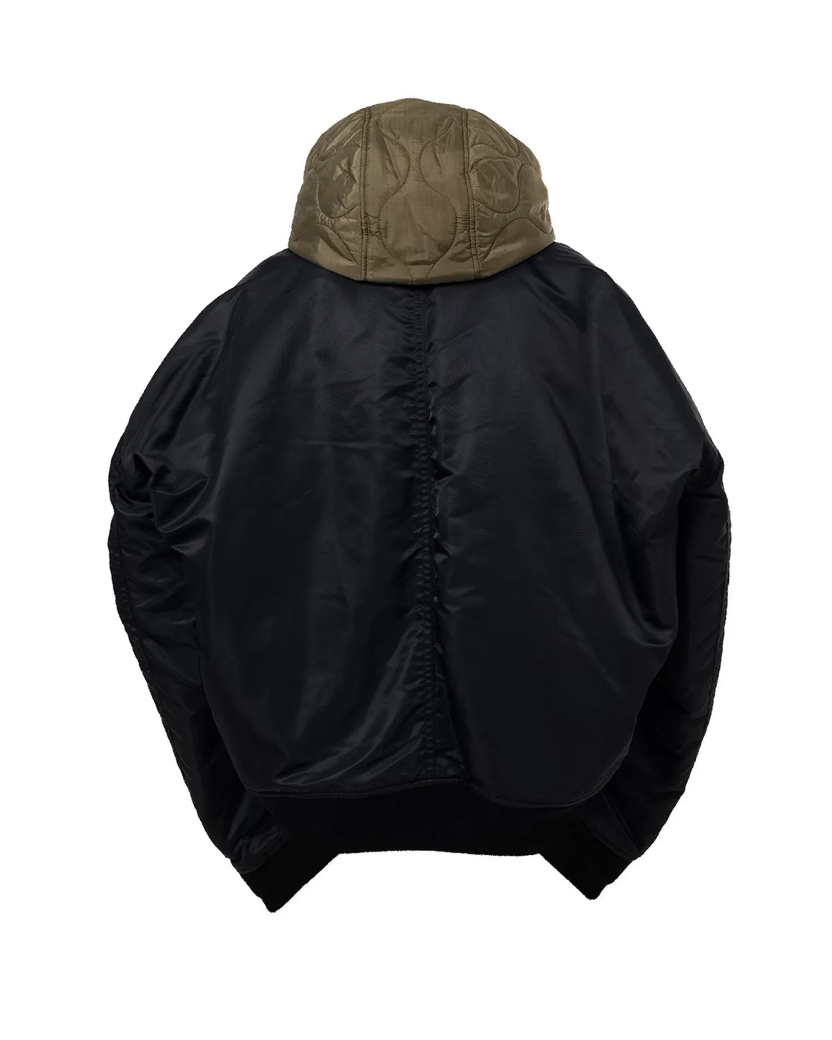 Maison MIHARA YASUHIRO / Extended Placket Hood Flight Jacket (A15BL062)