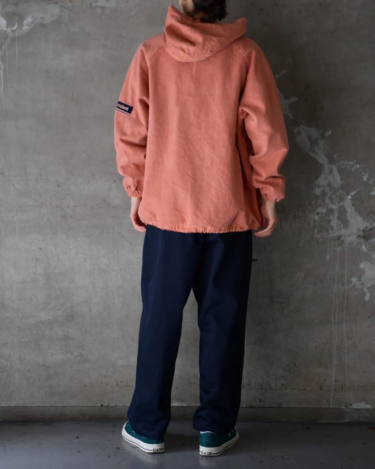 DESCENDANT / MOLE HOODED LS SHIRT PIGMENT DYE (262WVDS-SHM04)