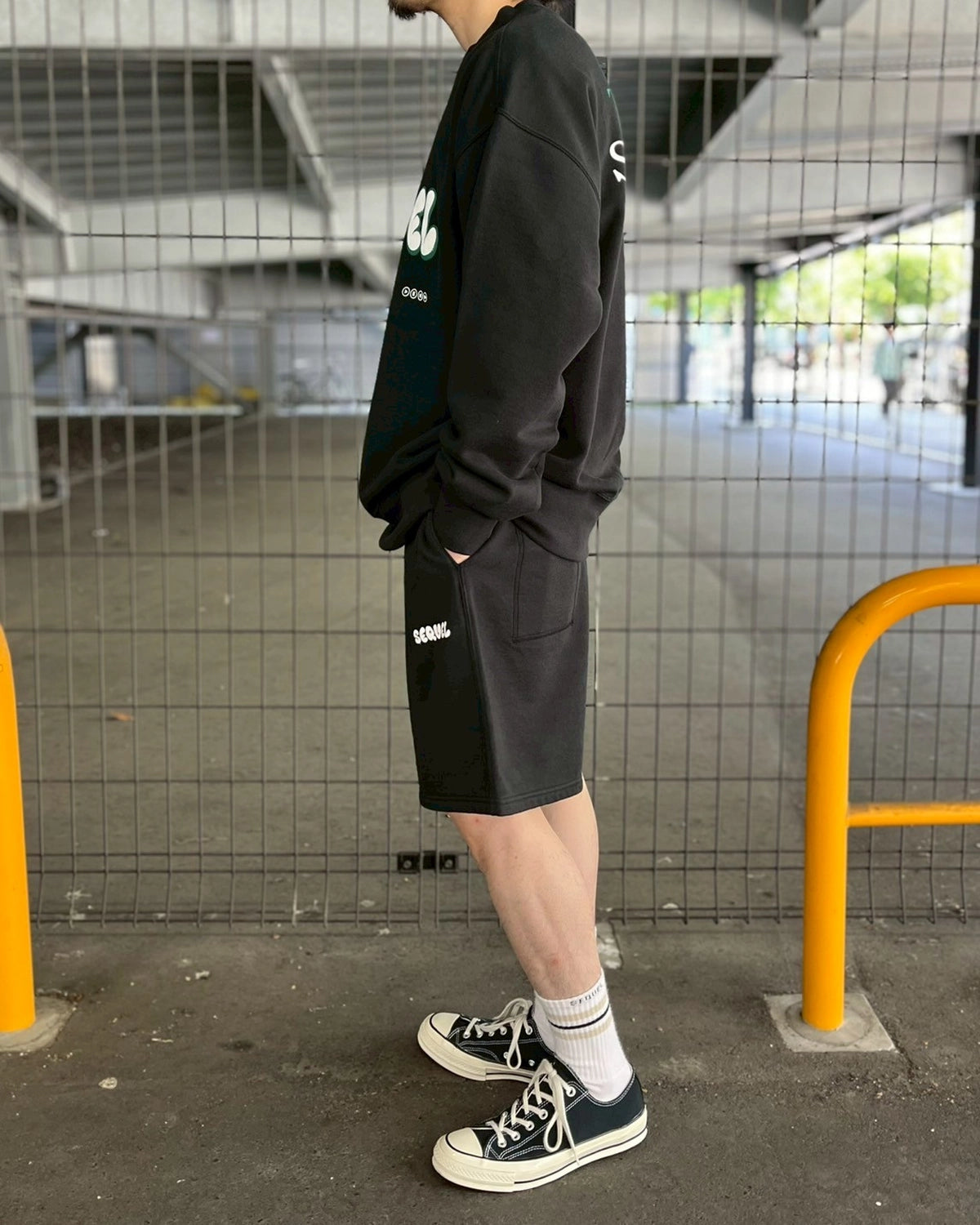 SEQUEL / T/C裏毛 SWEAT SHORT PANTS (SQ-25SS-SP-01)