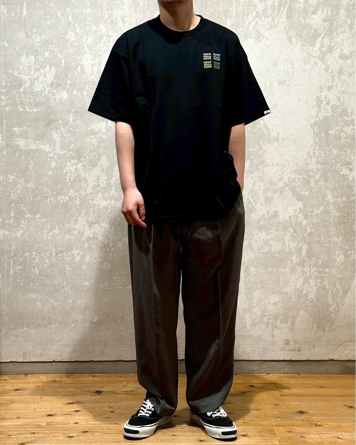 CITY COUNTRY CITY / EMBROID ERED LOGO COTTON S/S T-SHIRT_CCCC (CCC-251T010)
