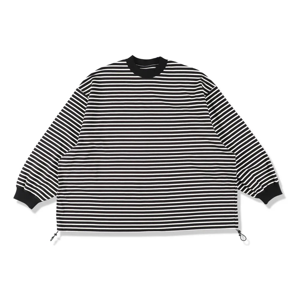 is-ness / BALOON STRIPES LONG SLEEVE T-SHIRTS (24AW_34_1004SAWCS03-2)