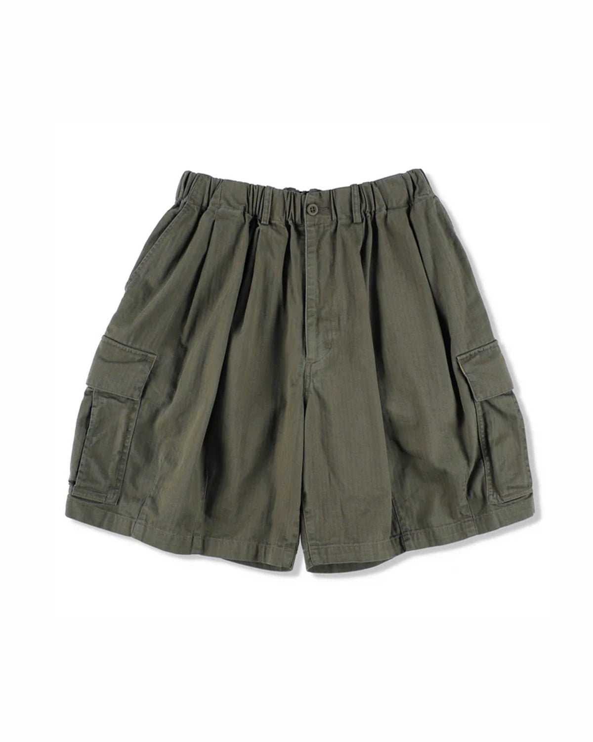 is-ness / Herringbone 6-Pocket Shorts (26SS_23_1005SSPT04-2)
