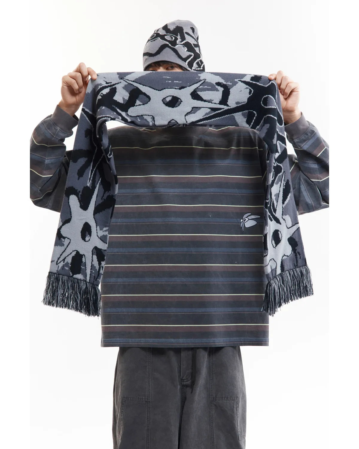 P.A.M.（Perks And Mini) / MULTI SHOT URCHIN BONNET SCARF (10432/B)