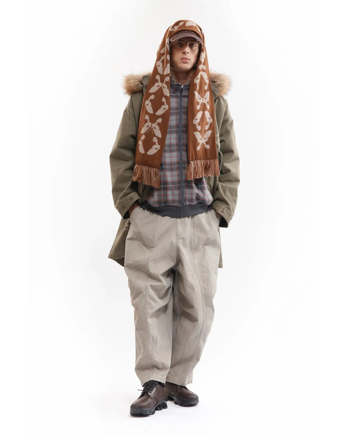 P.A.M.（Perks And Mini) / KALEIDOSCOPE BONNET SCARF (10432/C)