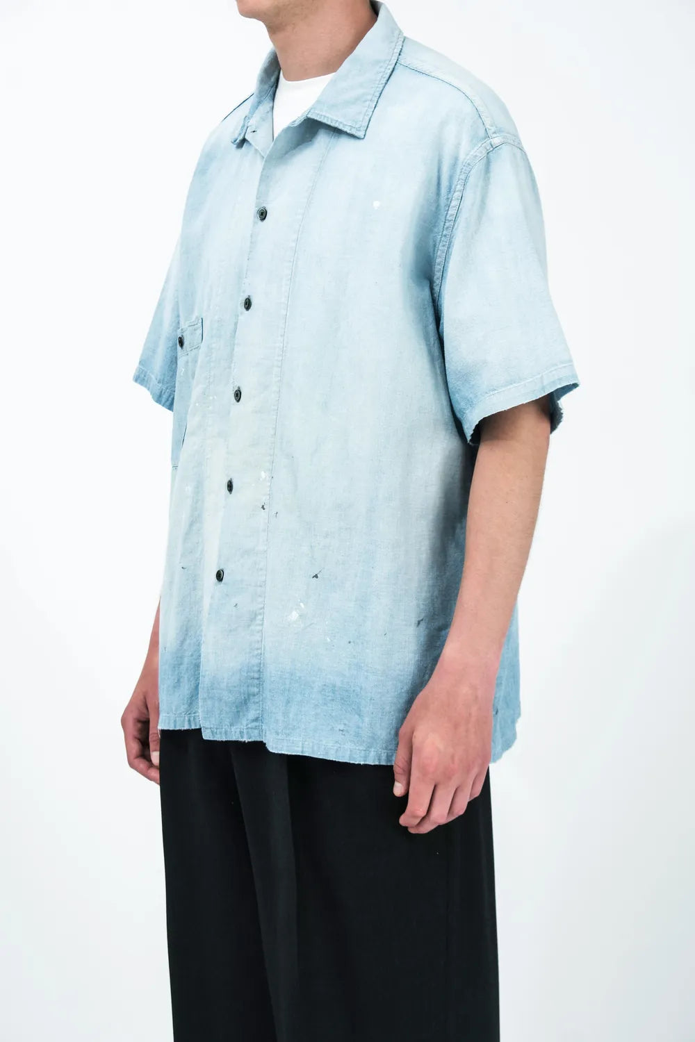 A.PRESSE / Vintage Chambray S/S Shirts (26SAP-02-01)